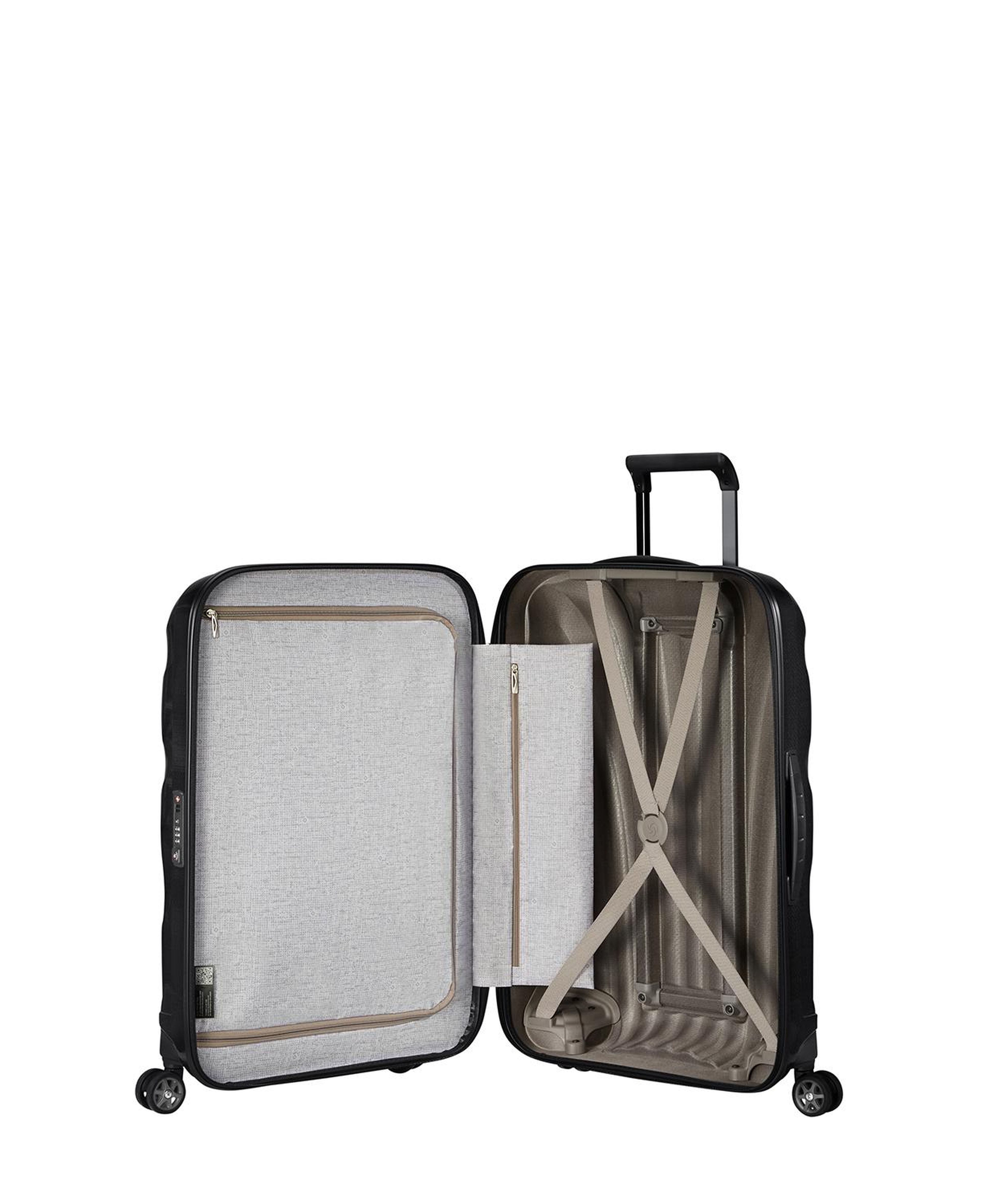 Samsonite Siyah C-Lite - Spinner 4 Tekerlekli Orta Boy Valiz 69cm