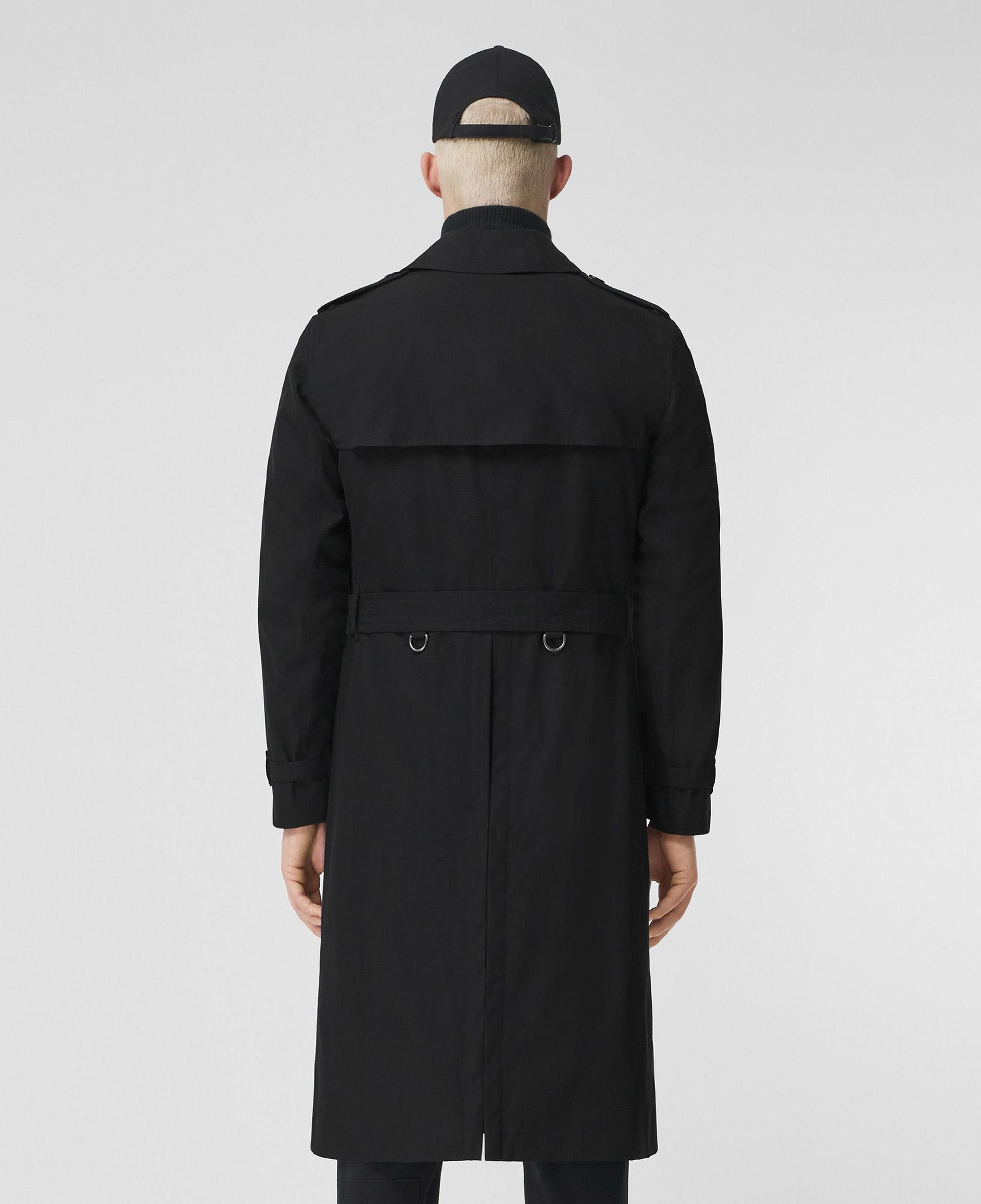 Burberry The Long Kensington Heritage Erkek Siyah Trençkot