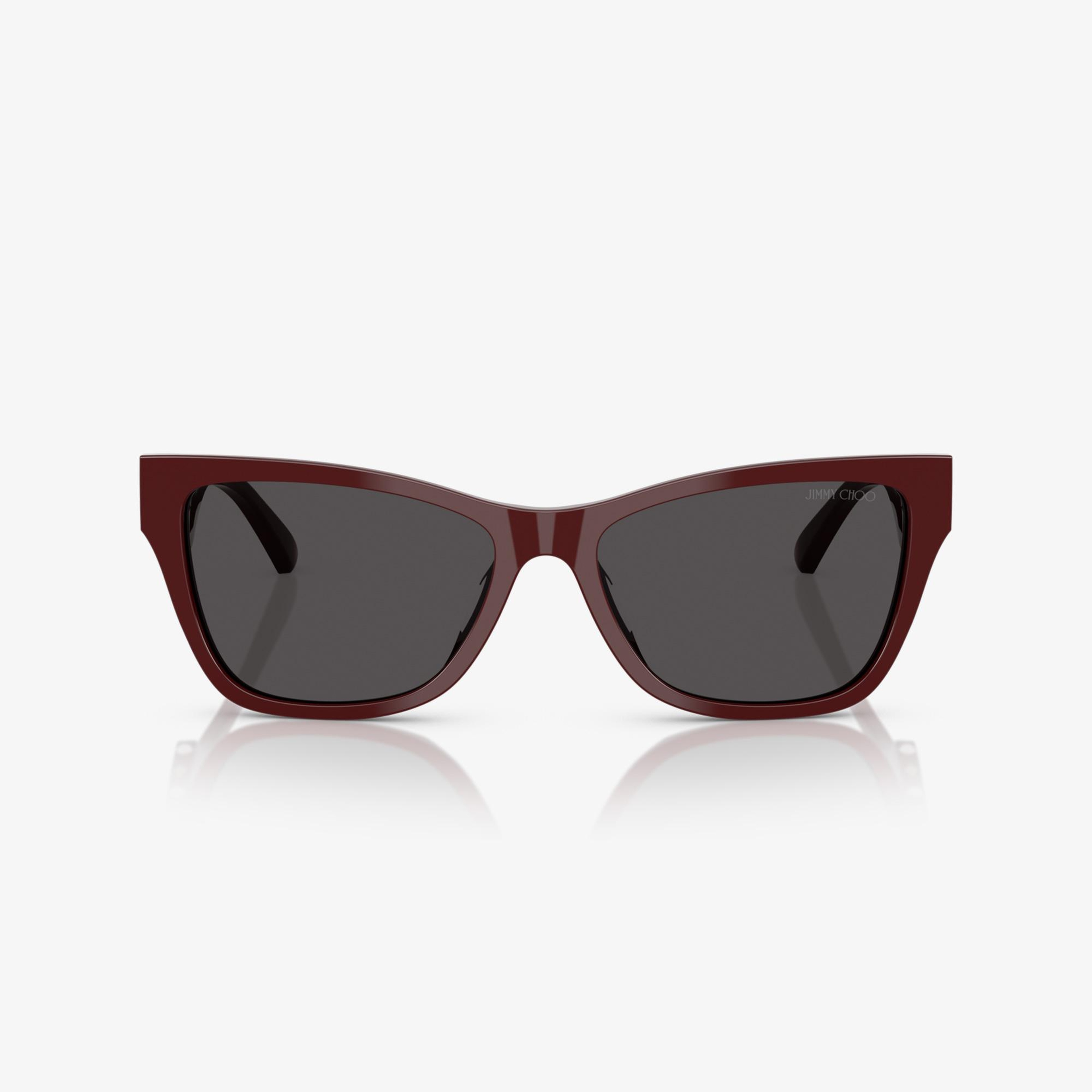 Jimmy Choo Acetate Kadın Kırmızı Güneş Gözlüğü
