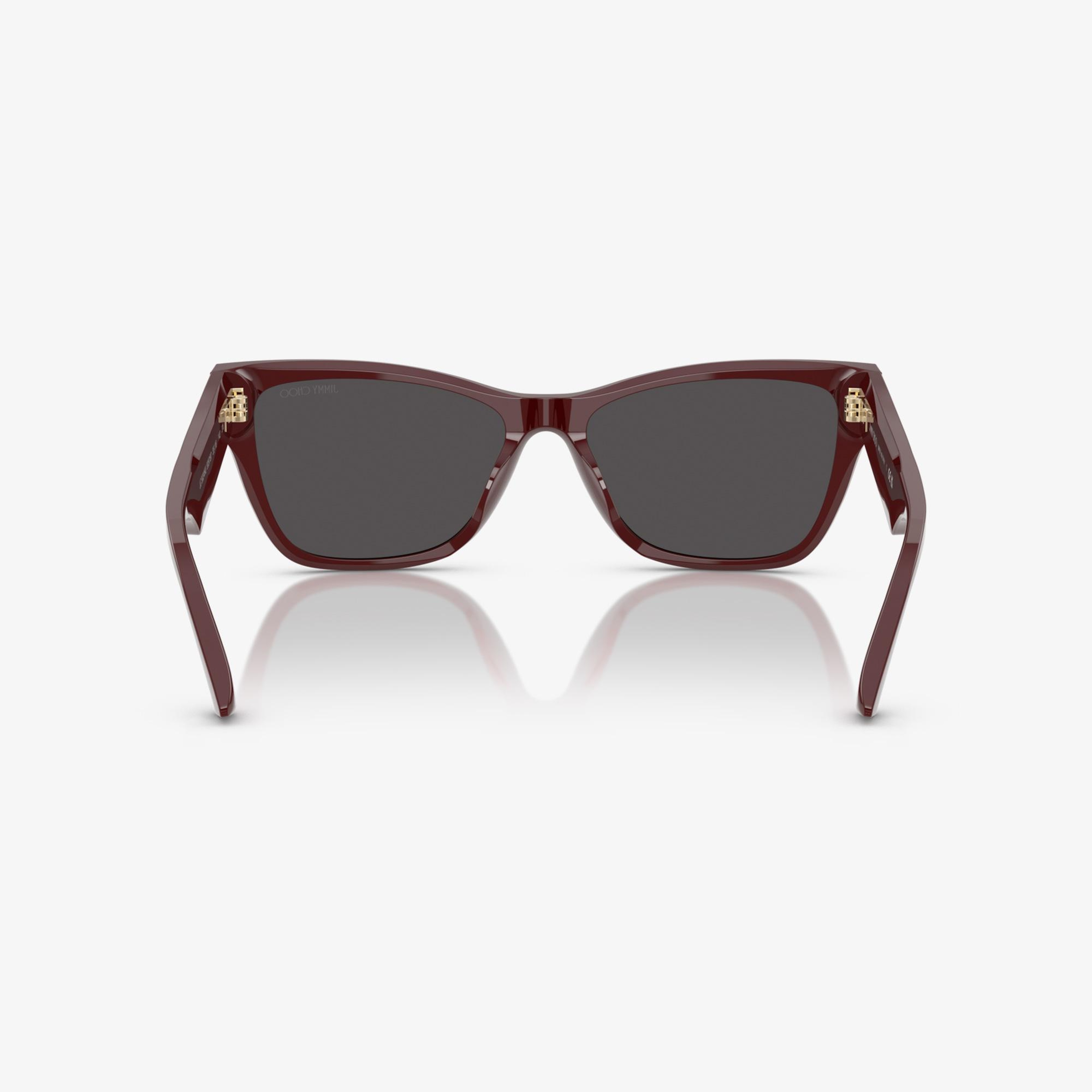 Jimmy Choo Acetate Kadın Kırmızı Güneş Gözlüğü