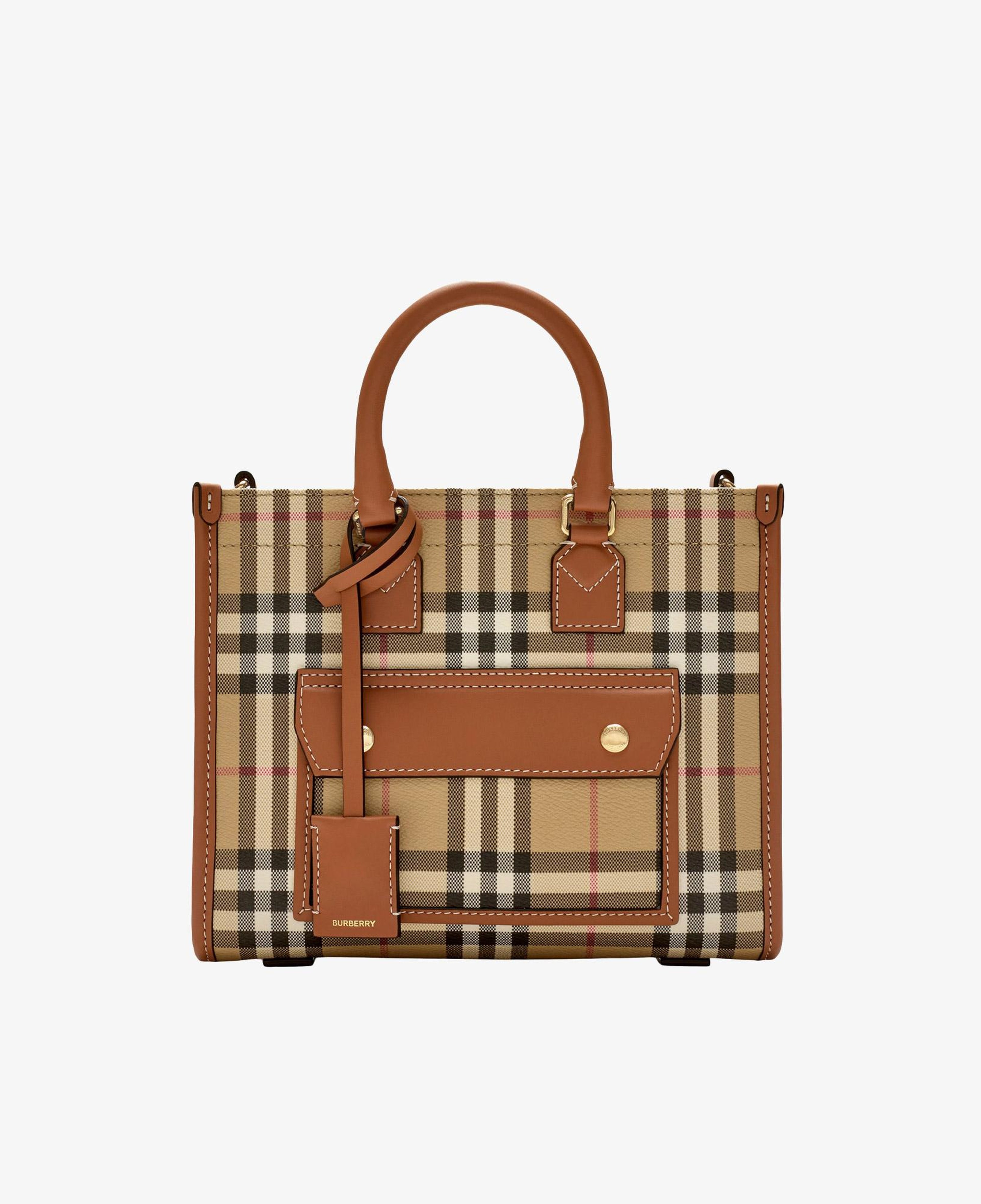 Burberry Freya Mini Freya Kadın Kahverengi El Çantası