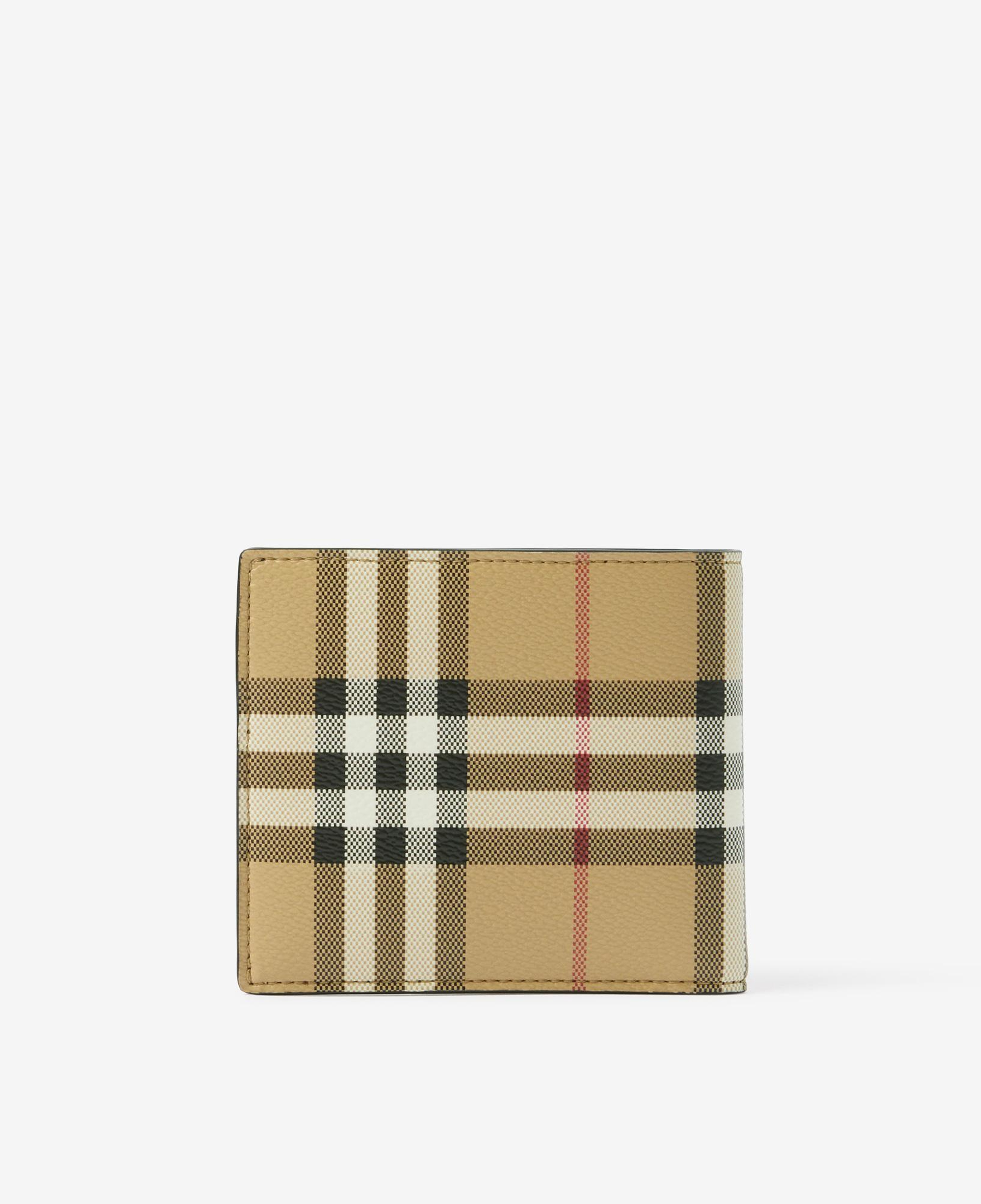 Burberry Reg Bill8 Vintage Bifold Erkek Bej Cüzdan