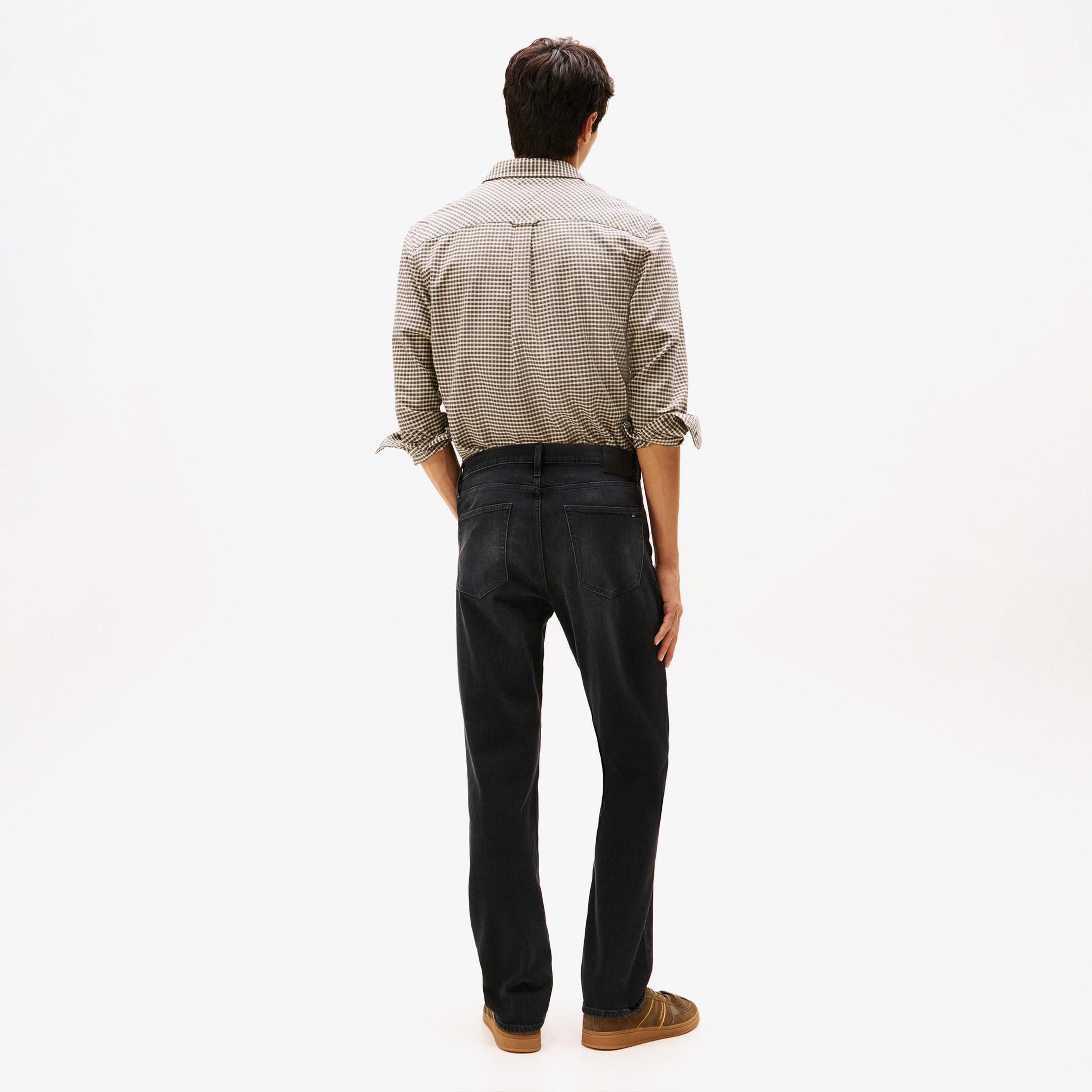 Tommy Hilfiger Ryan Slim Erkek Siyah Straight Jean