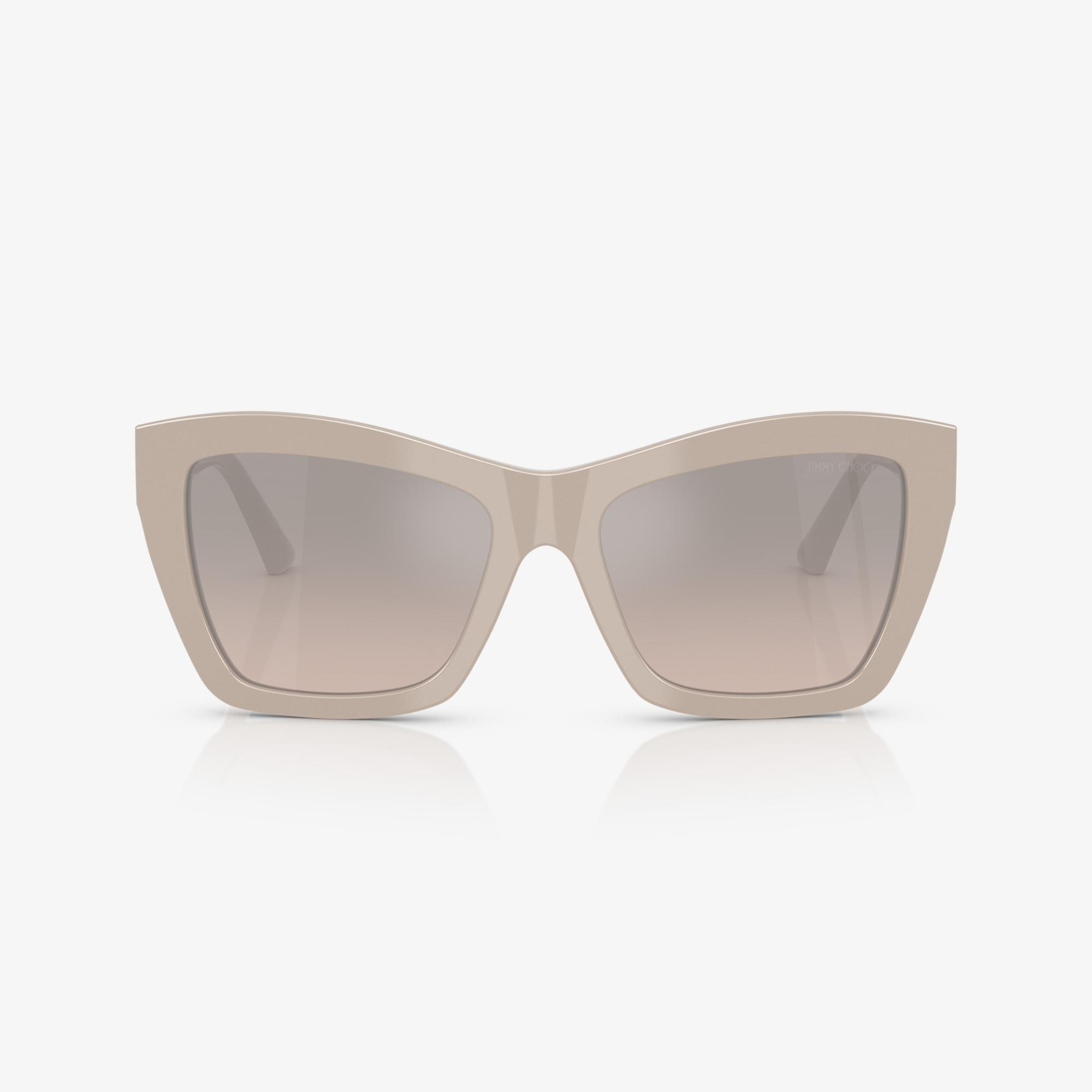 Jimmy Choo Acetate Kadın Beyaz Güneş Gözlüğü