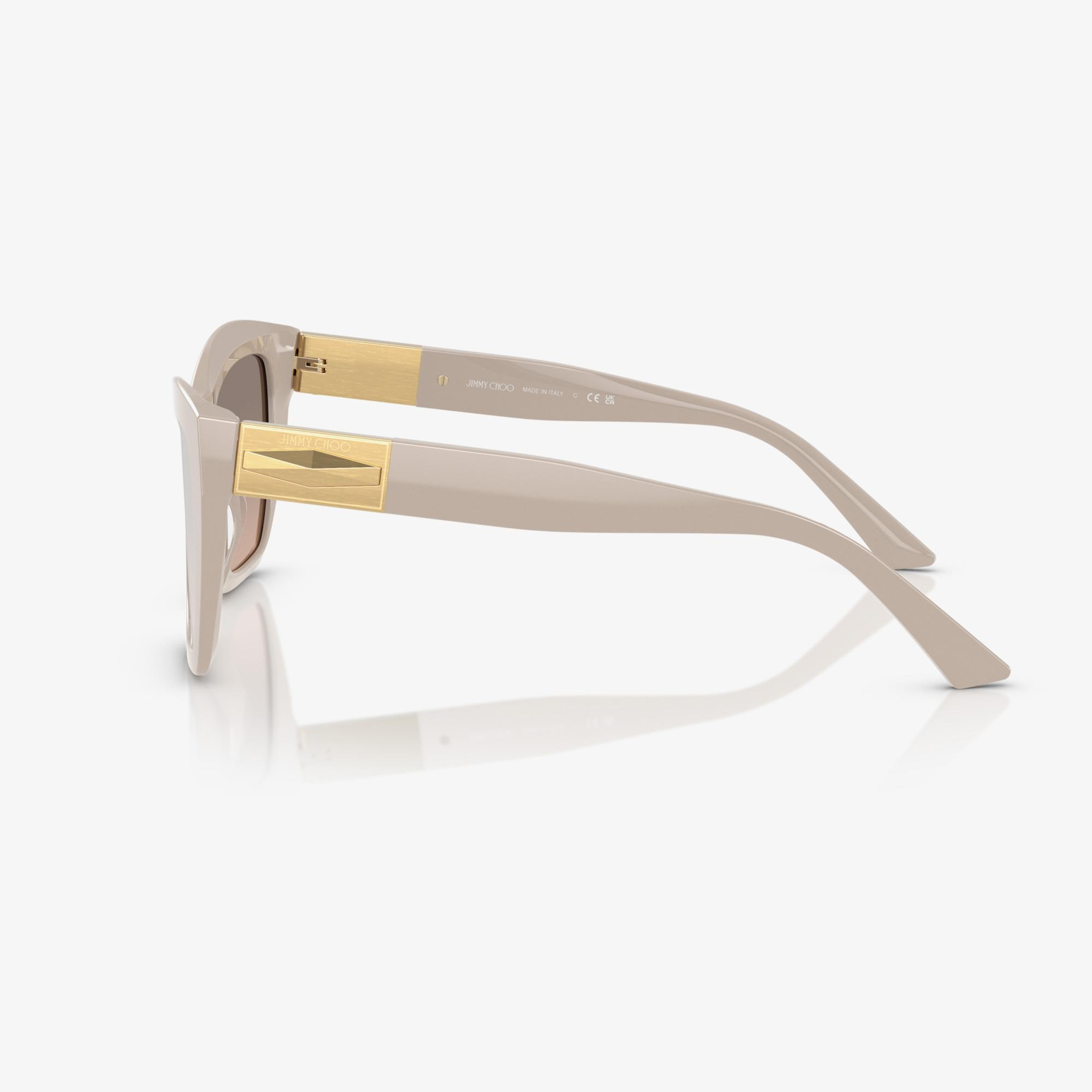 Jimmy Choo Acetate Kadın Beyaz Güneş Gözlüğü