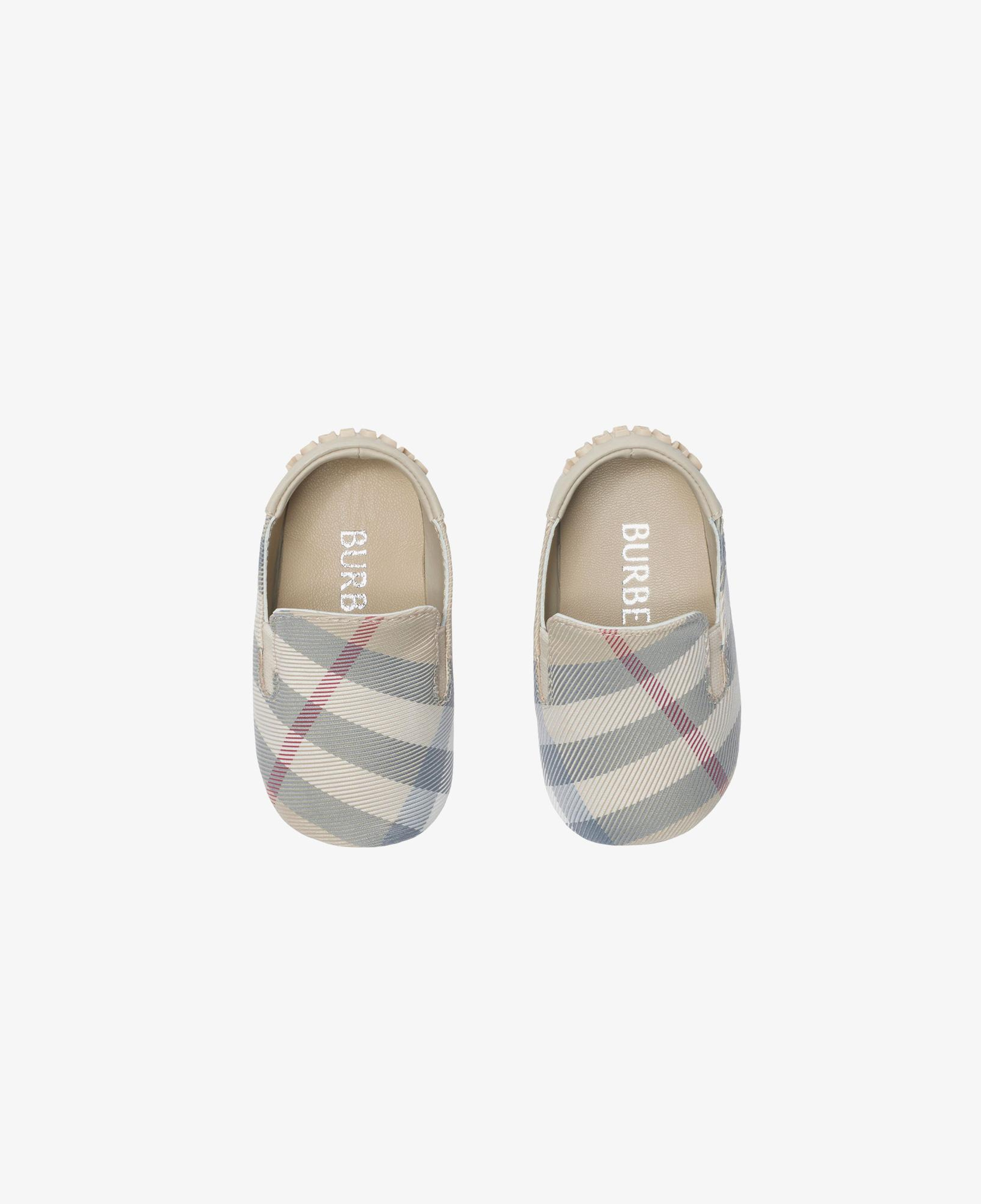 Burberry Marple Nylon Blend Booties Çocuk Bej Sneaker