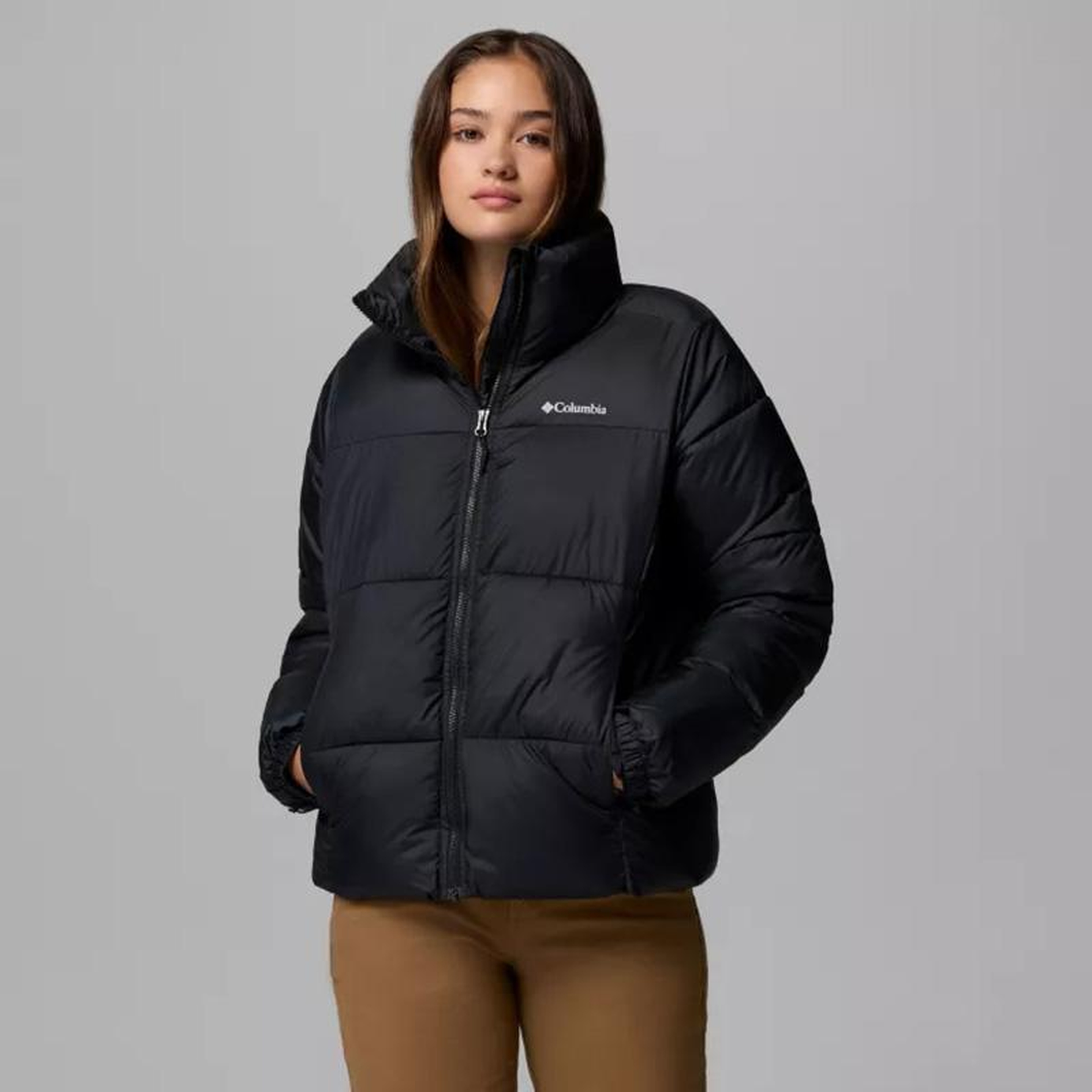 Columbia Puffect II Full Zip Kadın Siyah Mont