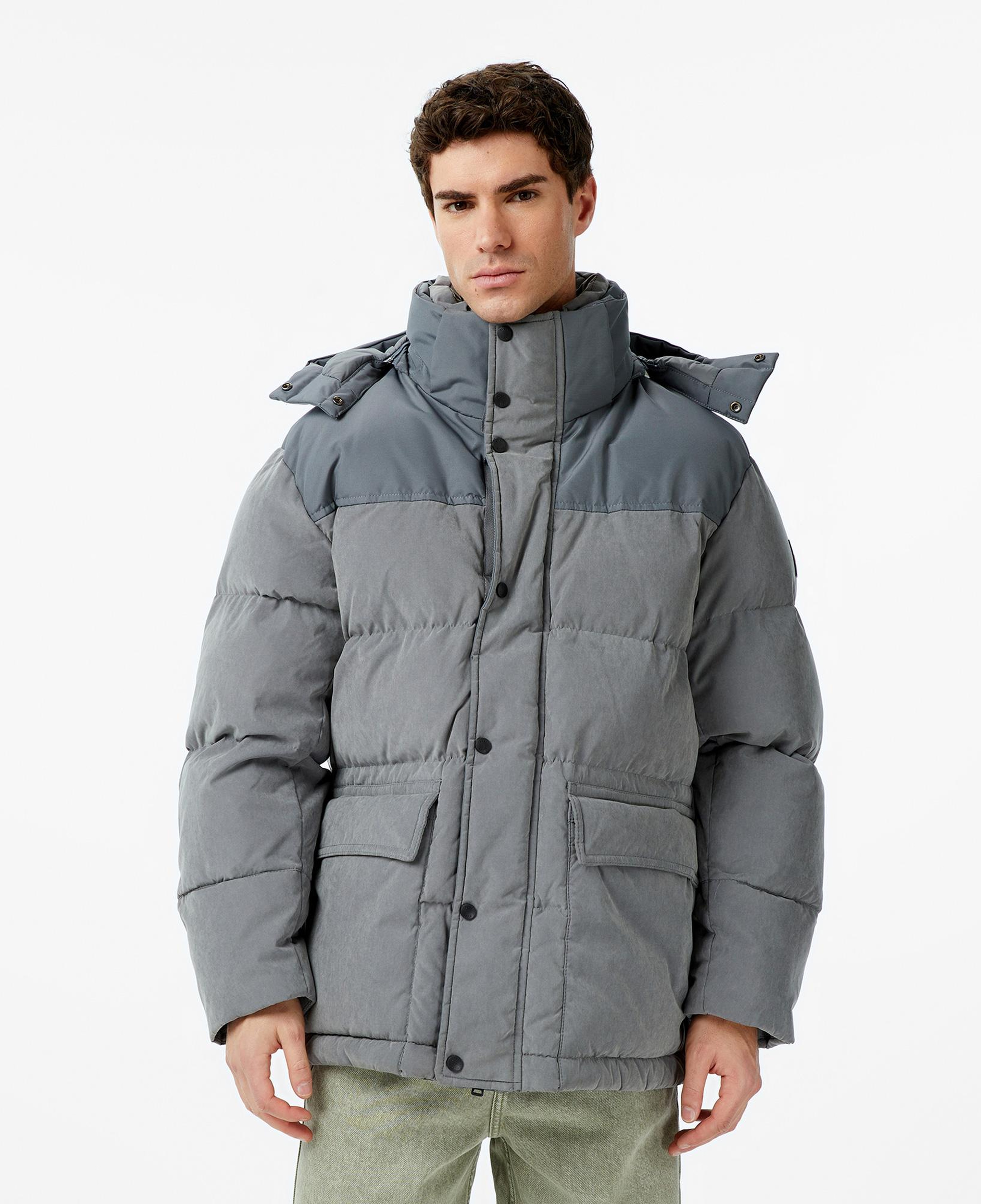 Boss Oradar Erkek Gri Mont