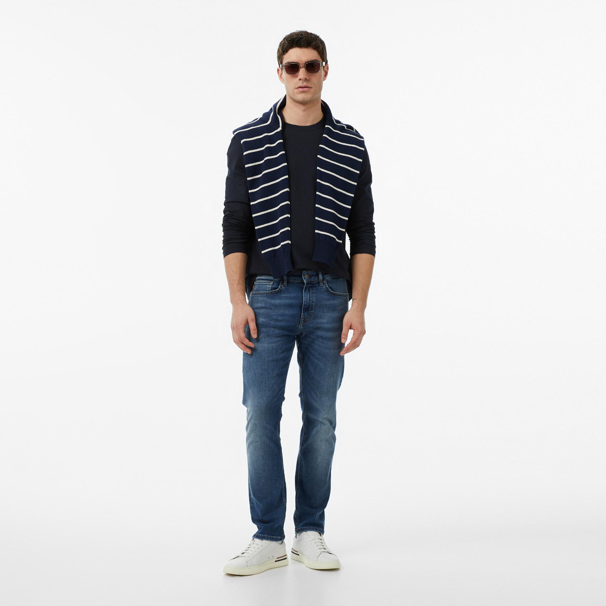 Boss Erkek Lacivert T-Shirt