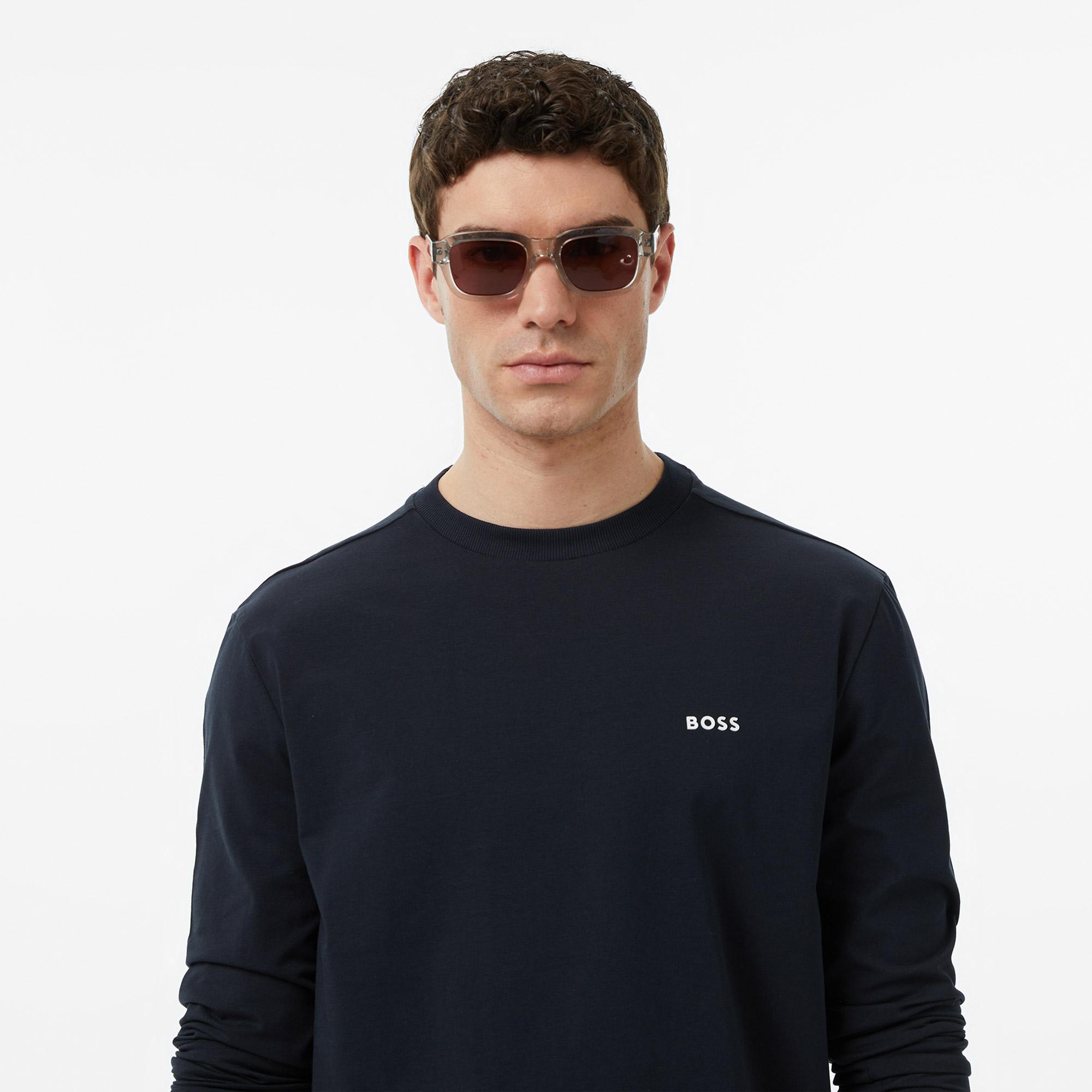 Boss Erkek Lacivert T-Shirt