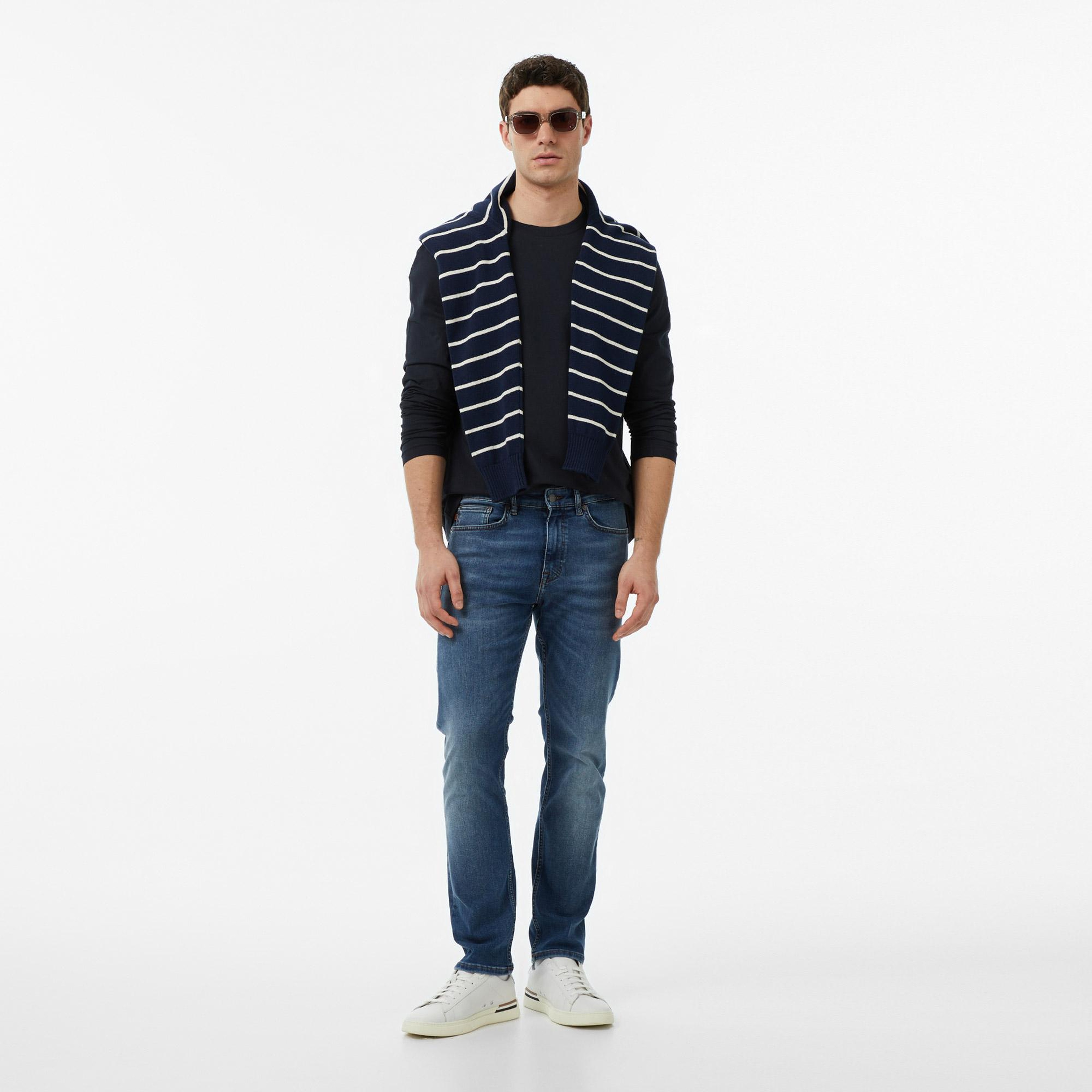 Boss Erkek Lacivert T-Shirt