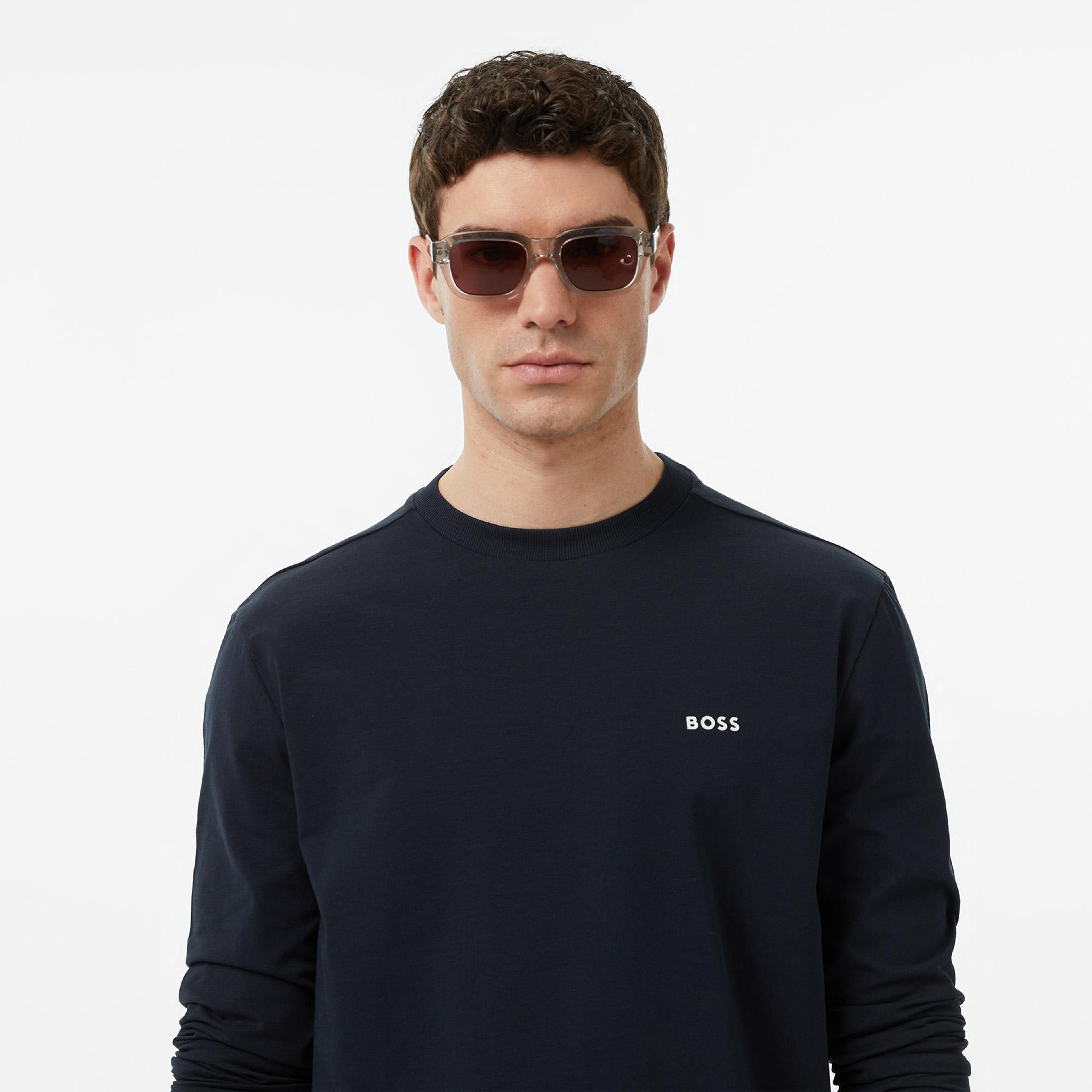 Boss Erkek Lacivert T-Shirt