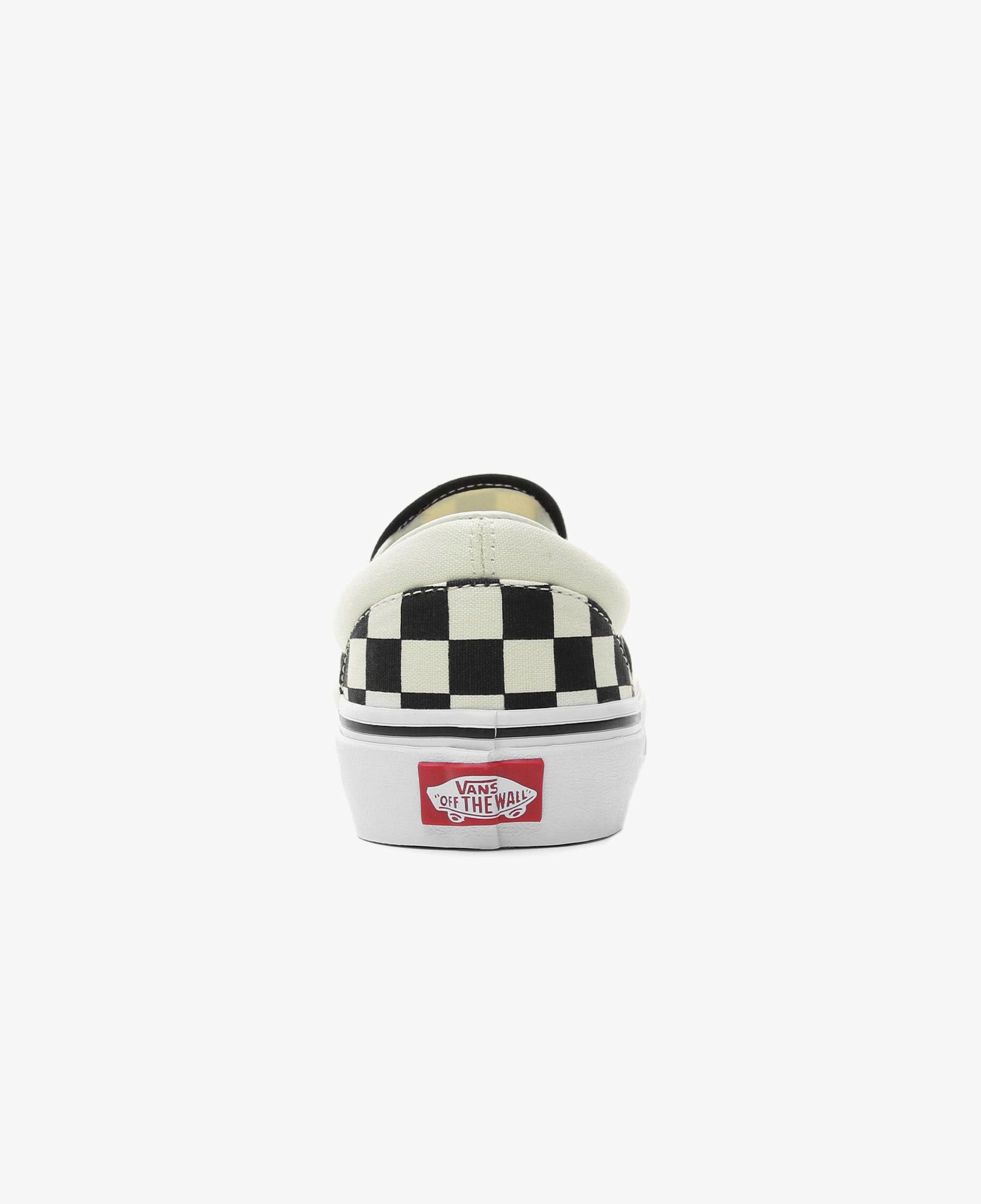Vans Classic Slip-On Checkerboard Siyah - Bej Sneaker