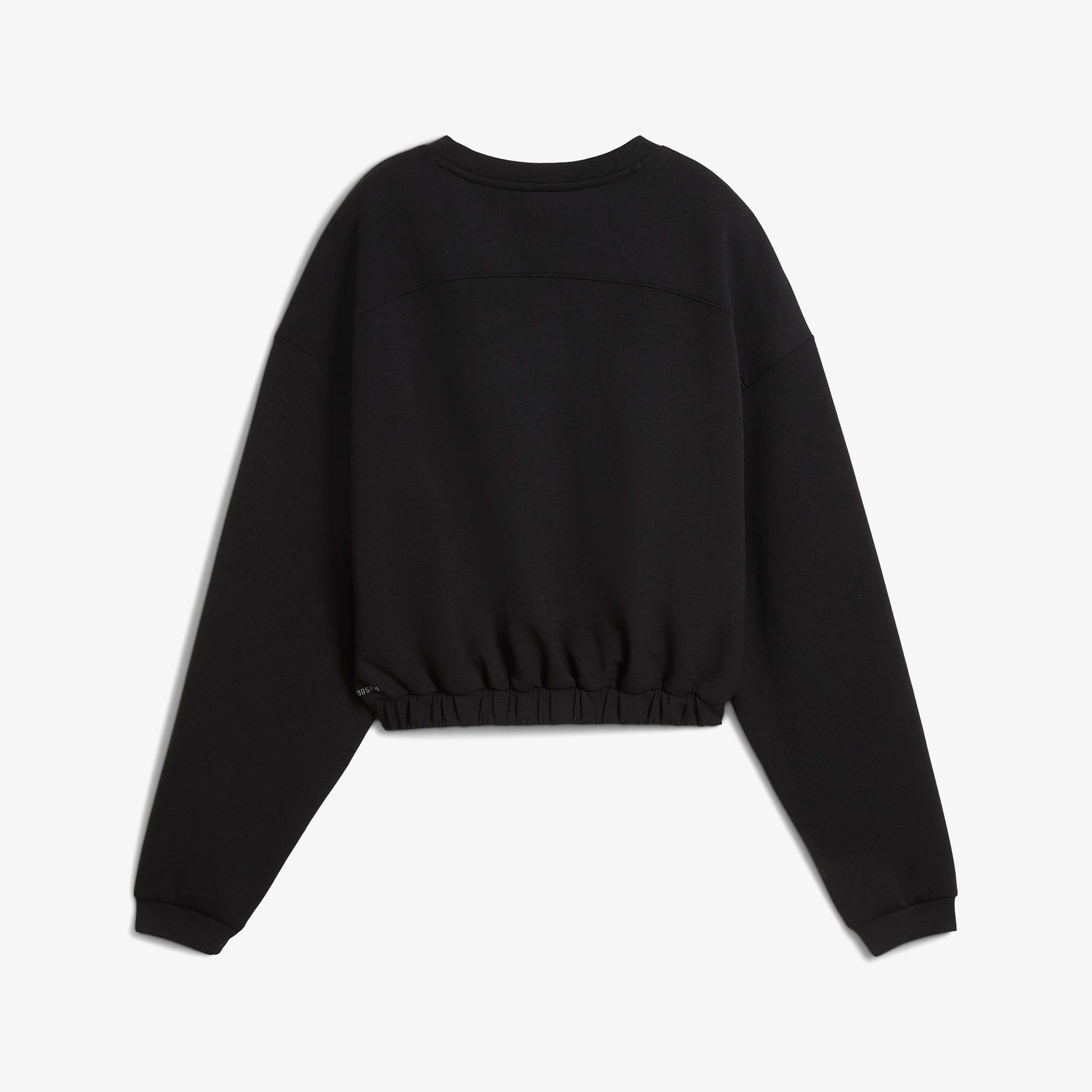 Puma W Cloudspun Crew Kadın Siyah Sweatshirt