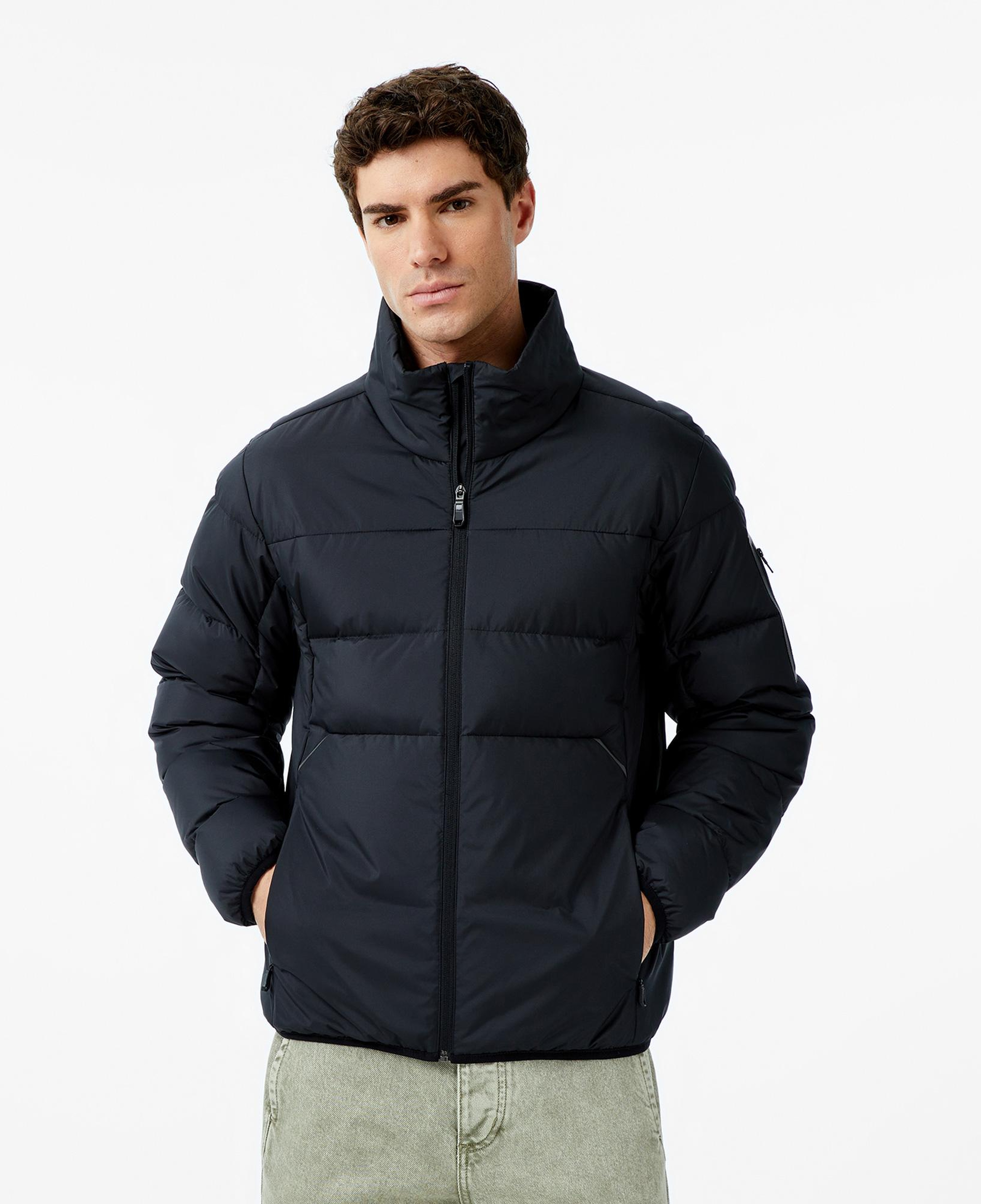 Boss Urbanex Puffer Erkek Siyah Mont