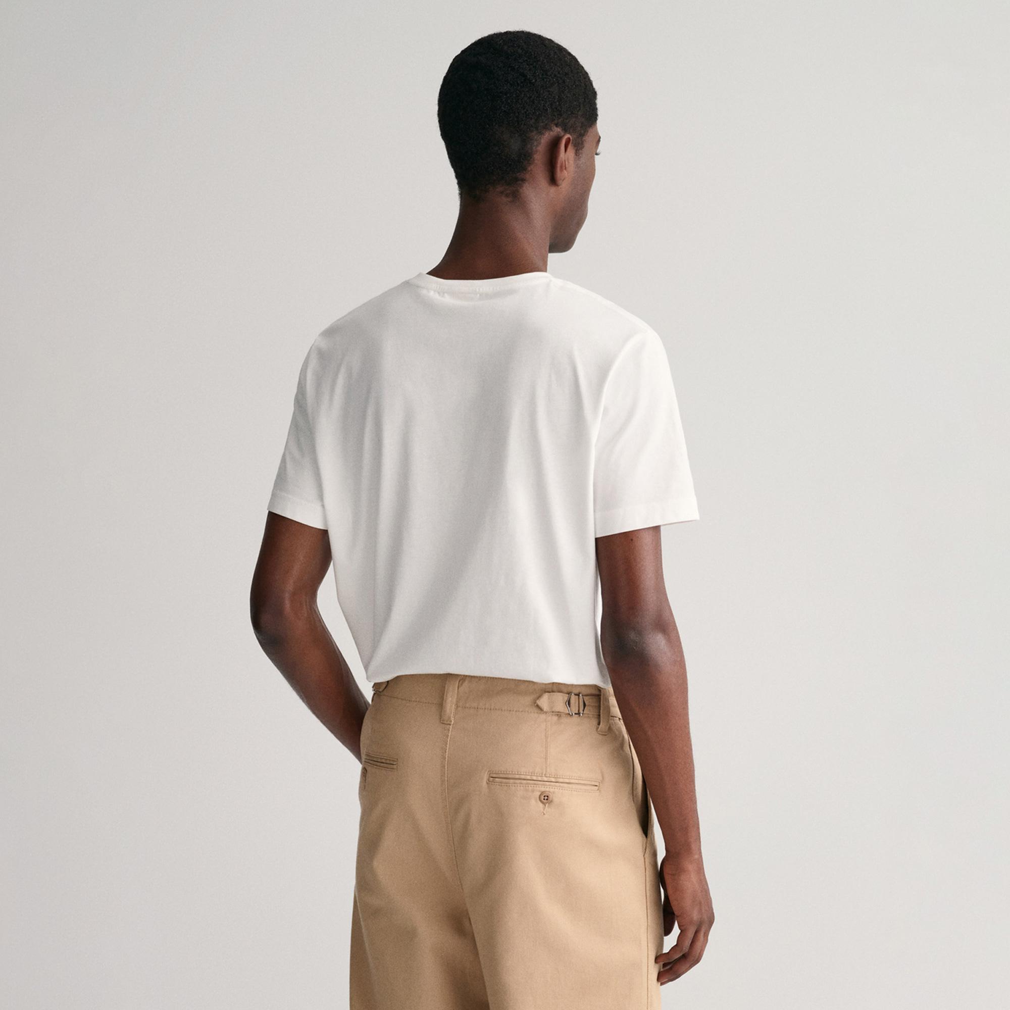 Gant Erkek Beyaz T-Shirt