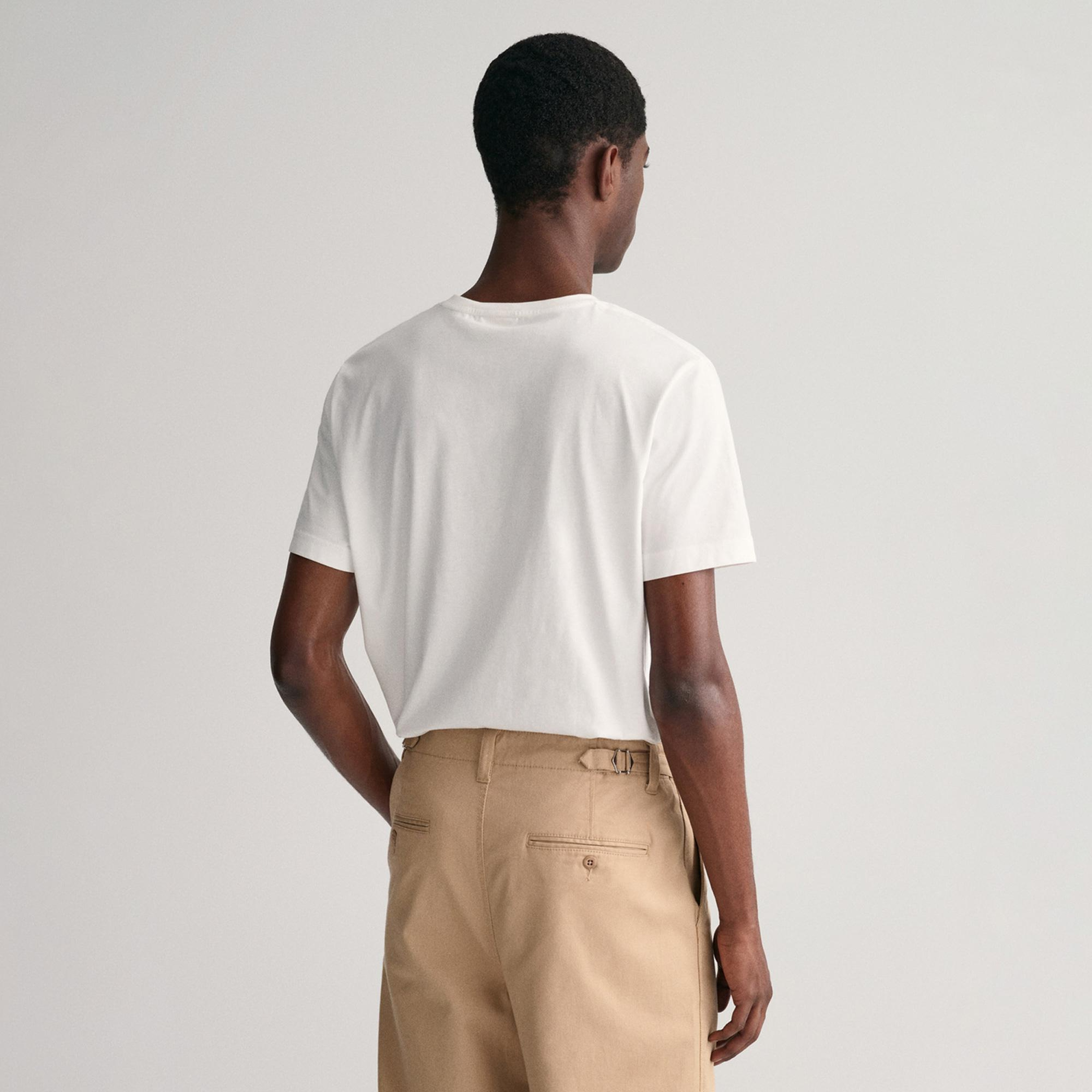 Gant Erkek Beyaz T-Shirt