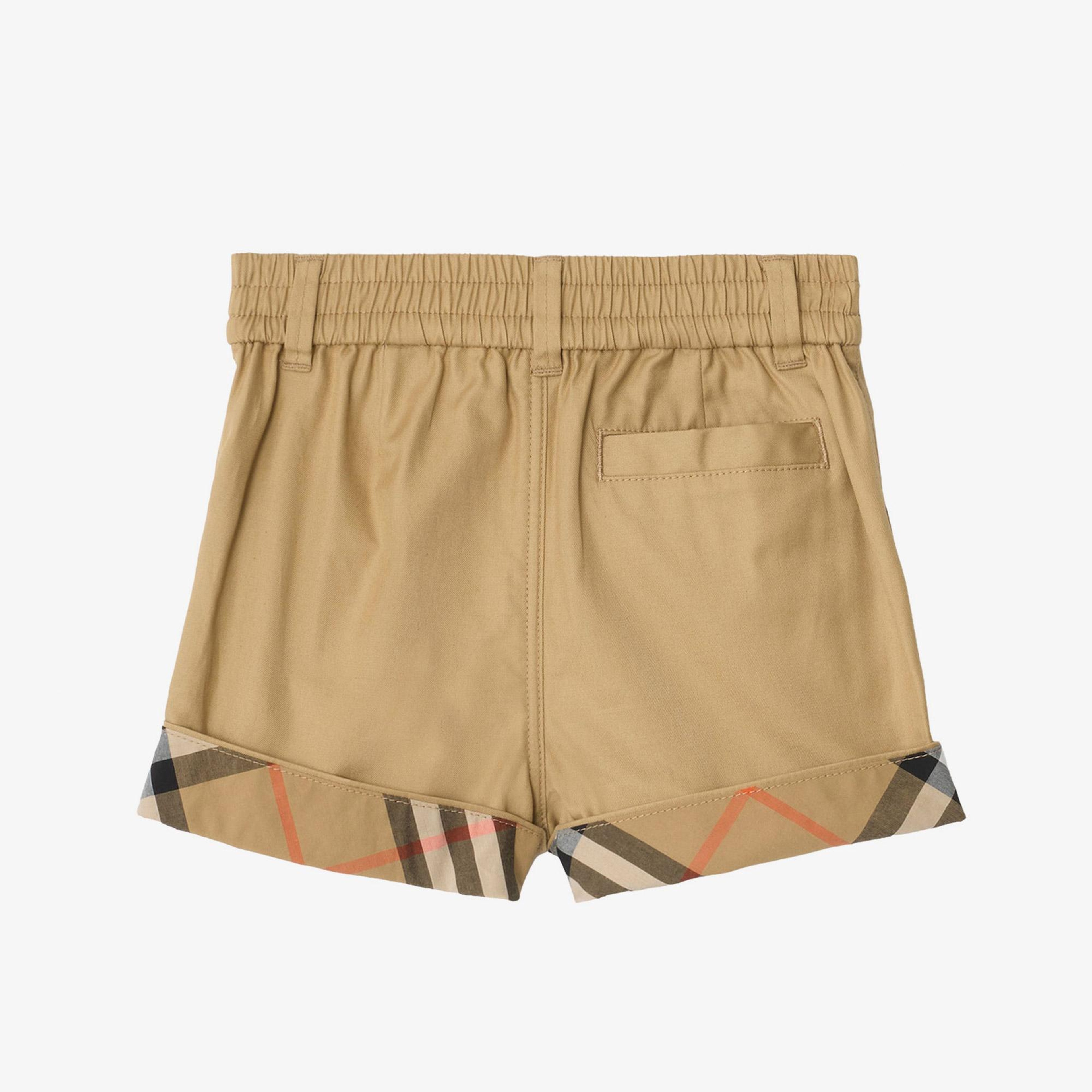 Burberry Oscar Check Çocuk Bej Şort