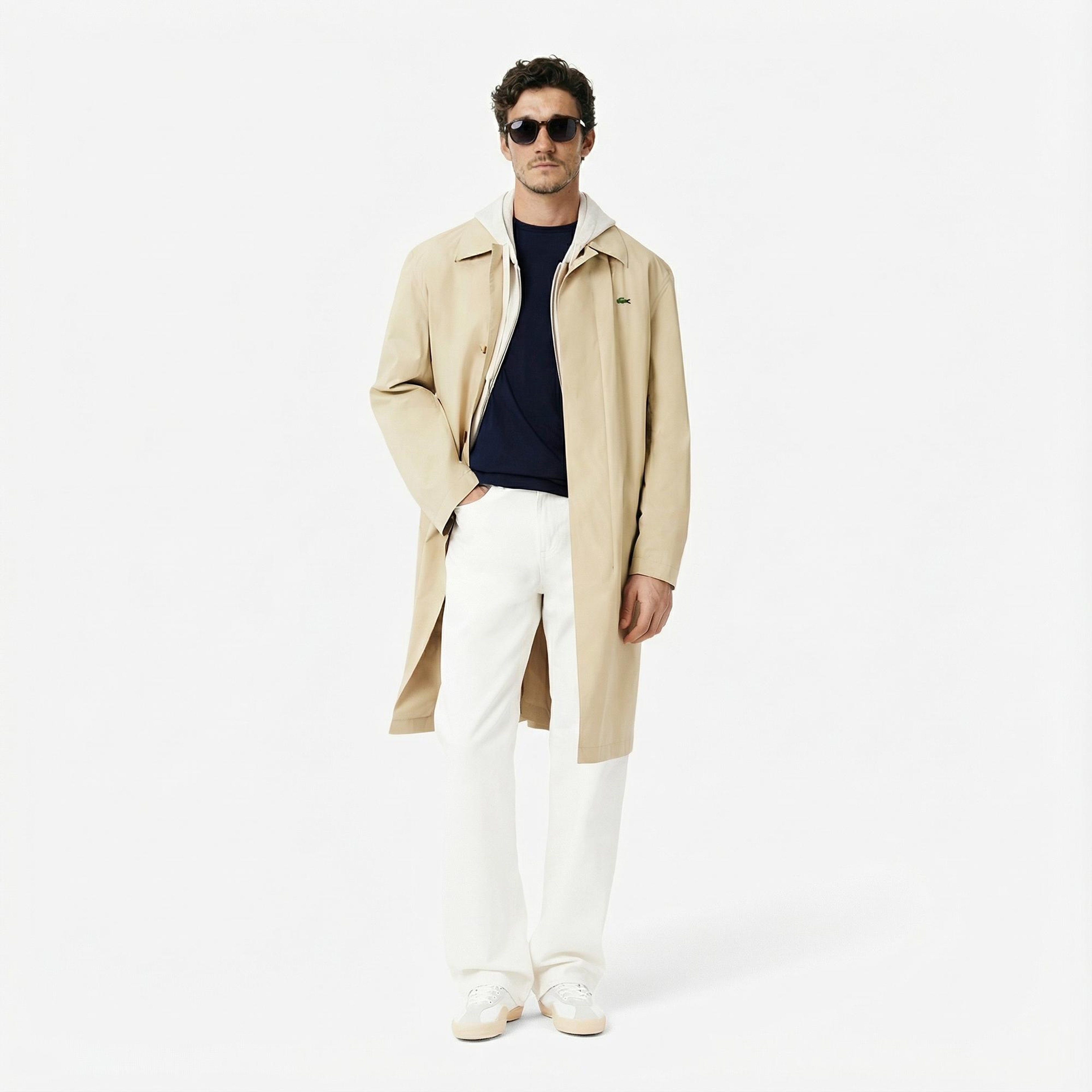 Lacoste Erkek Regular Fit Bisiklet Yaka Lacivert T-Shirt