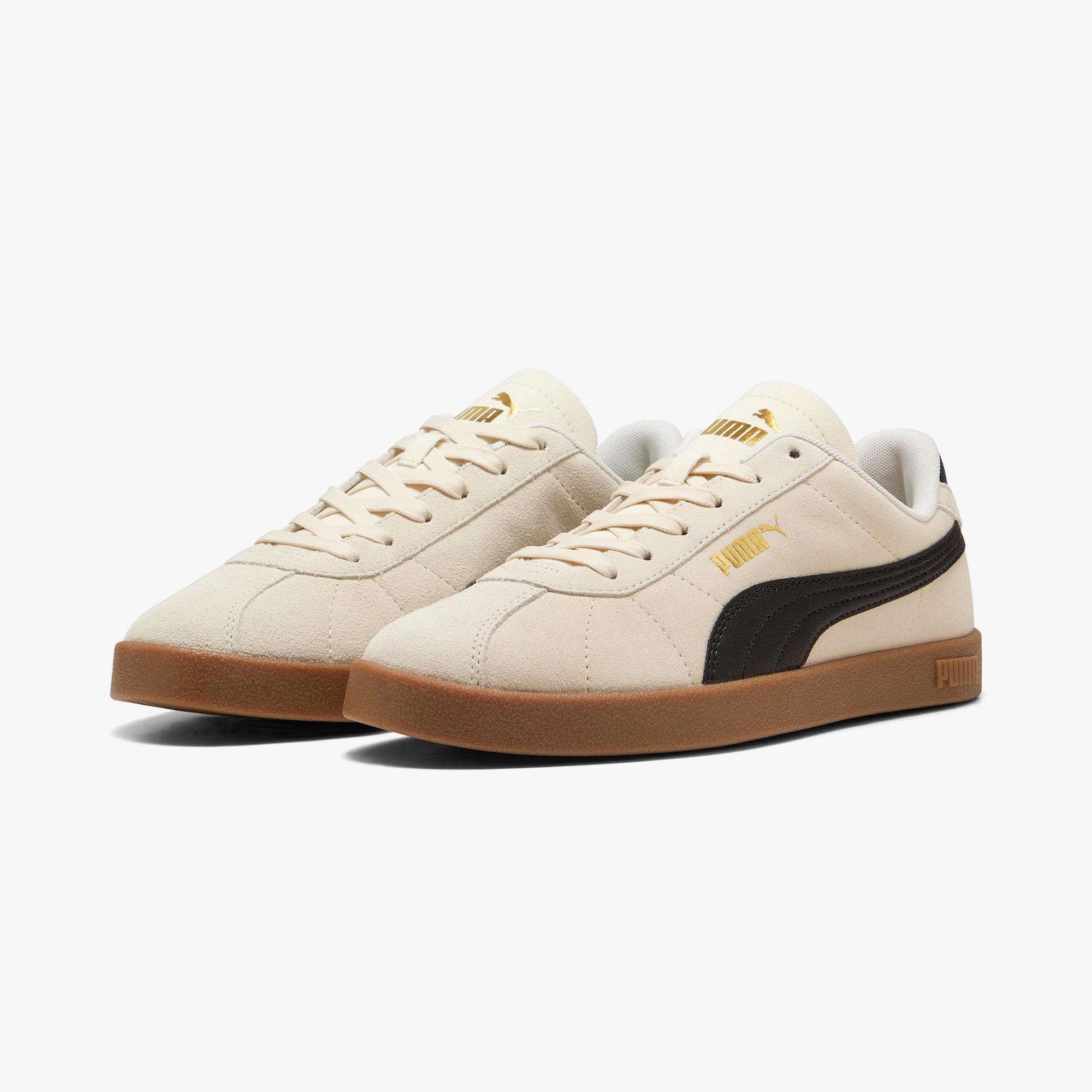 Puma Club II Unisex Bej Spor Ayakkabı