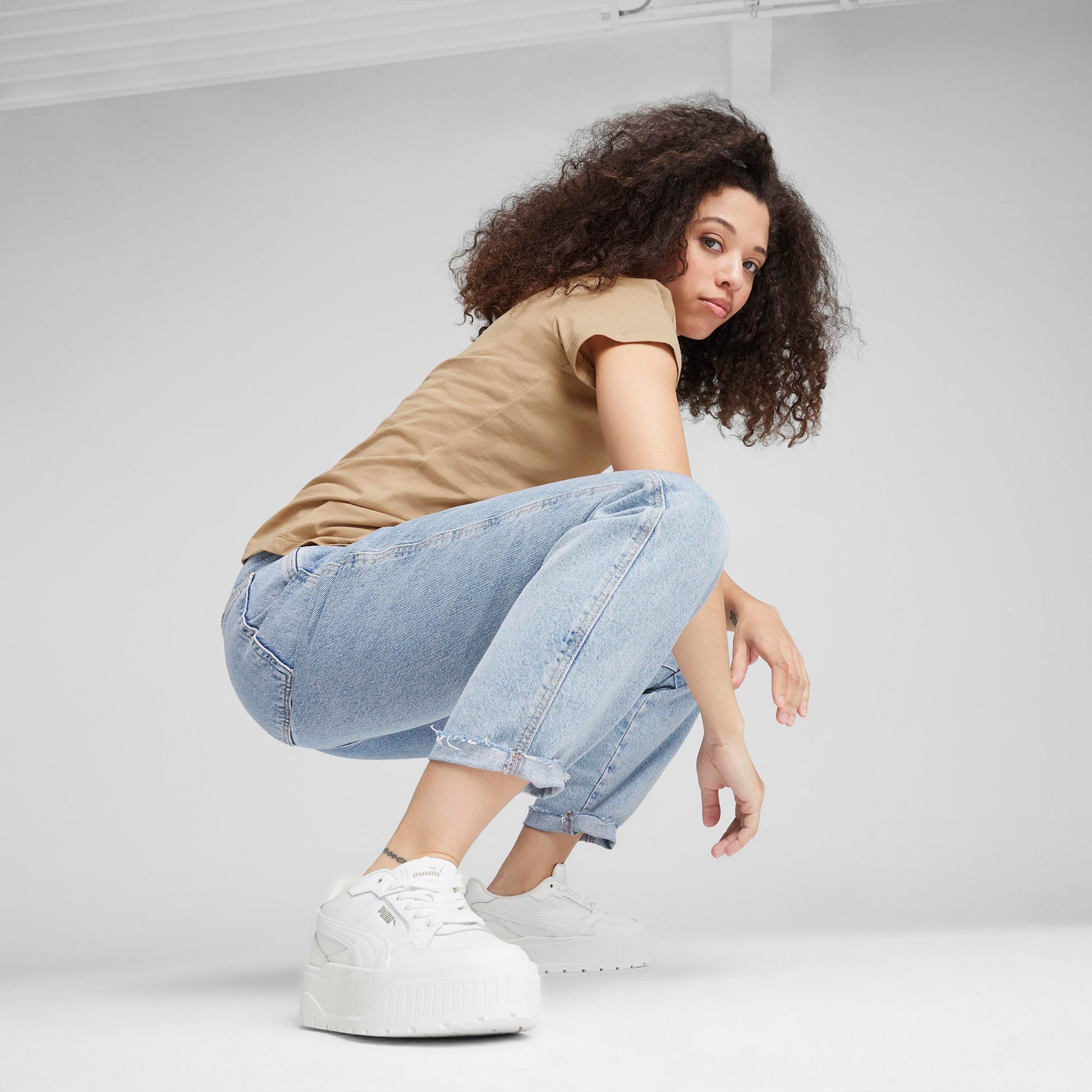 Puma Karmen II Idol Kadın Beyaz Spor Ayakkabı