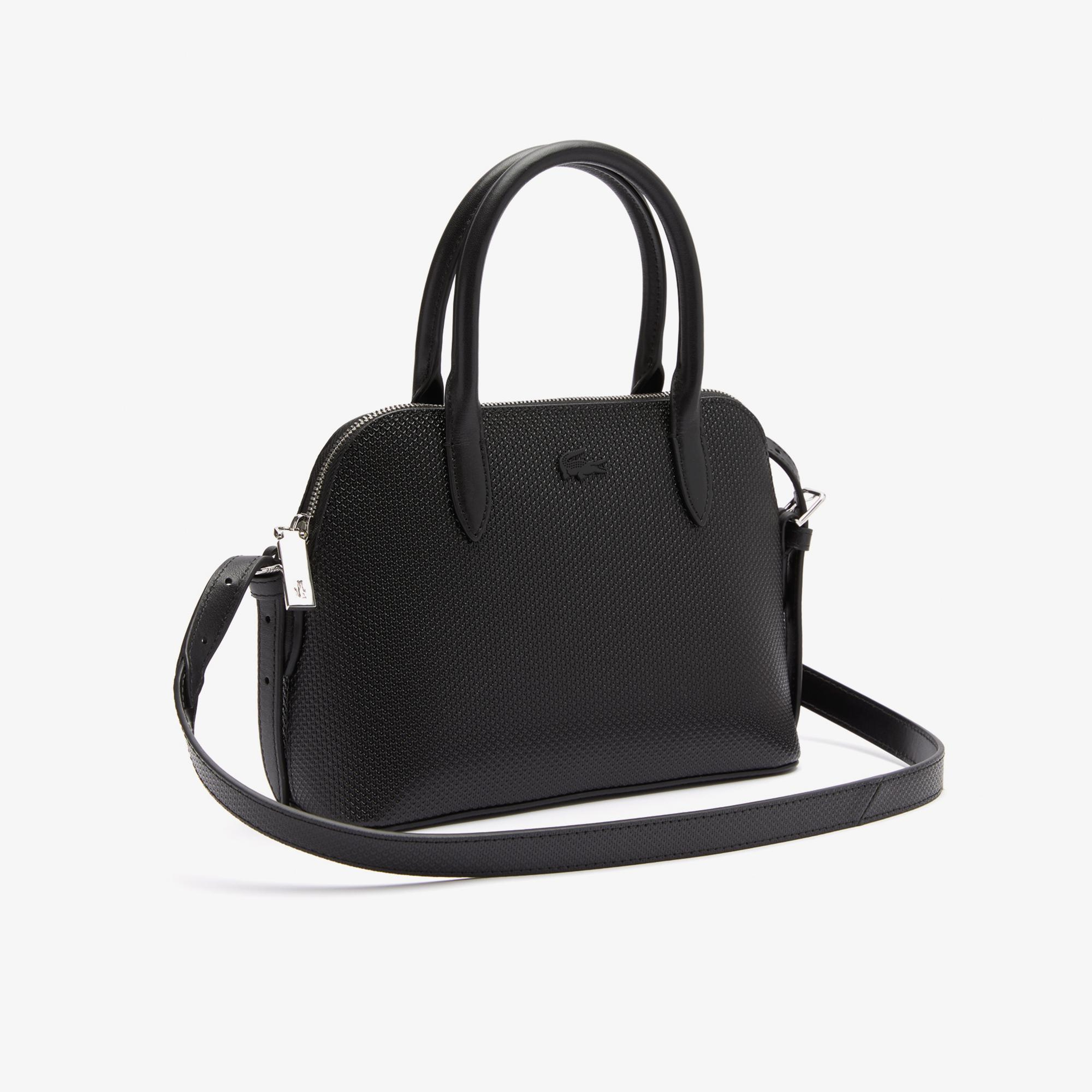 Lacoste Kadın Deri Siyah Omuz Çantası