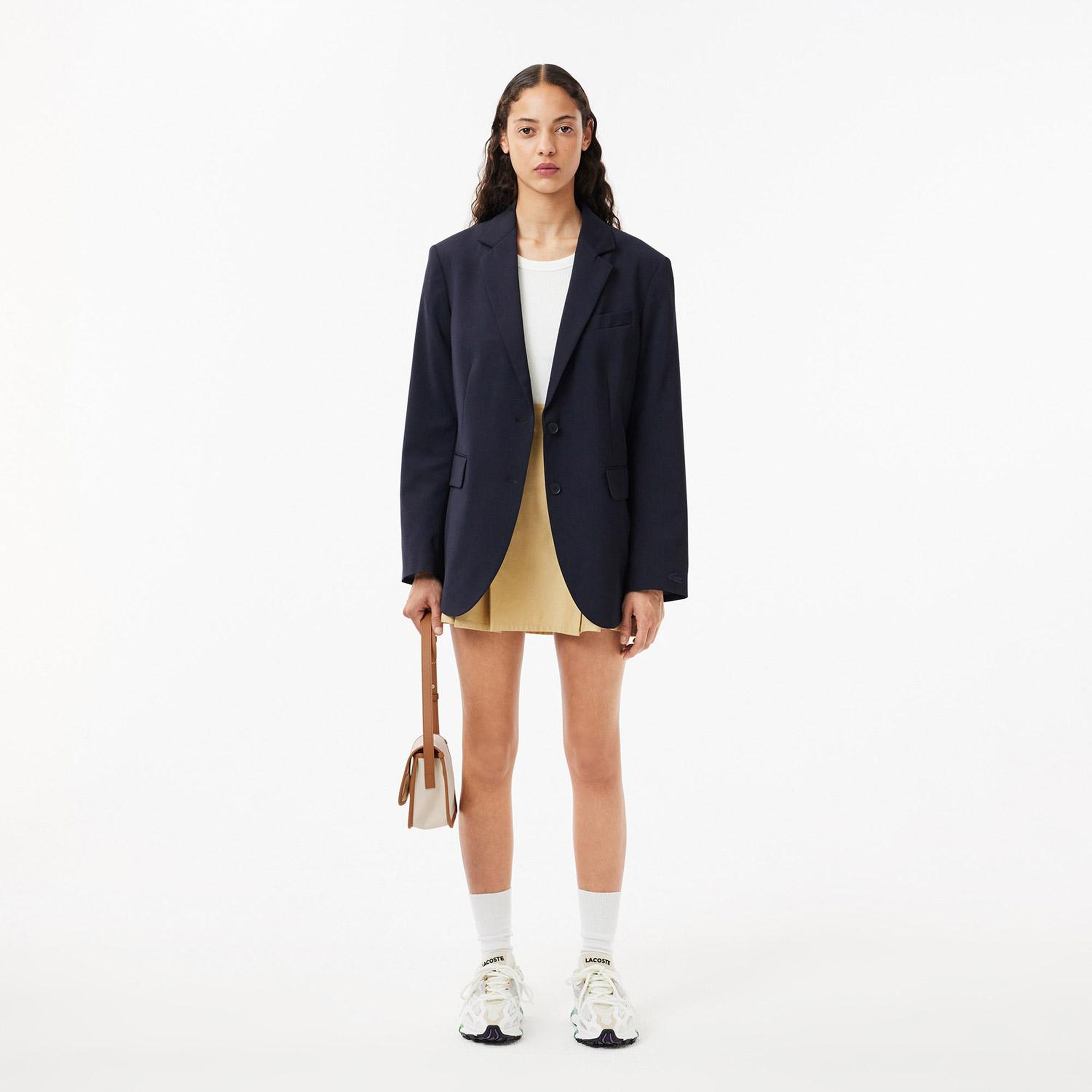 Lacoste Heritage Canvas Kadın Bej Postacı Çantası