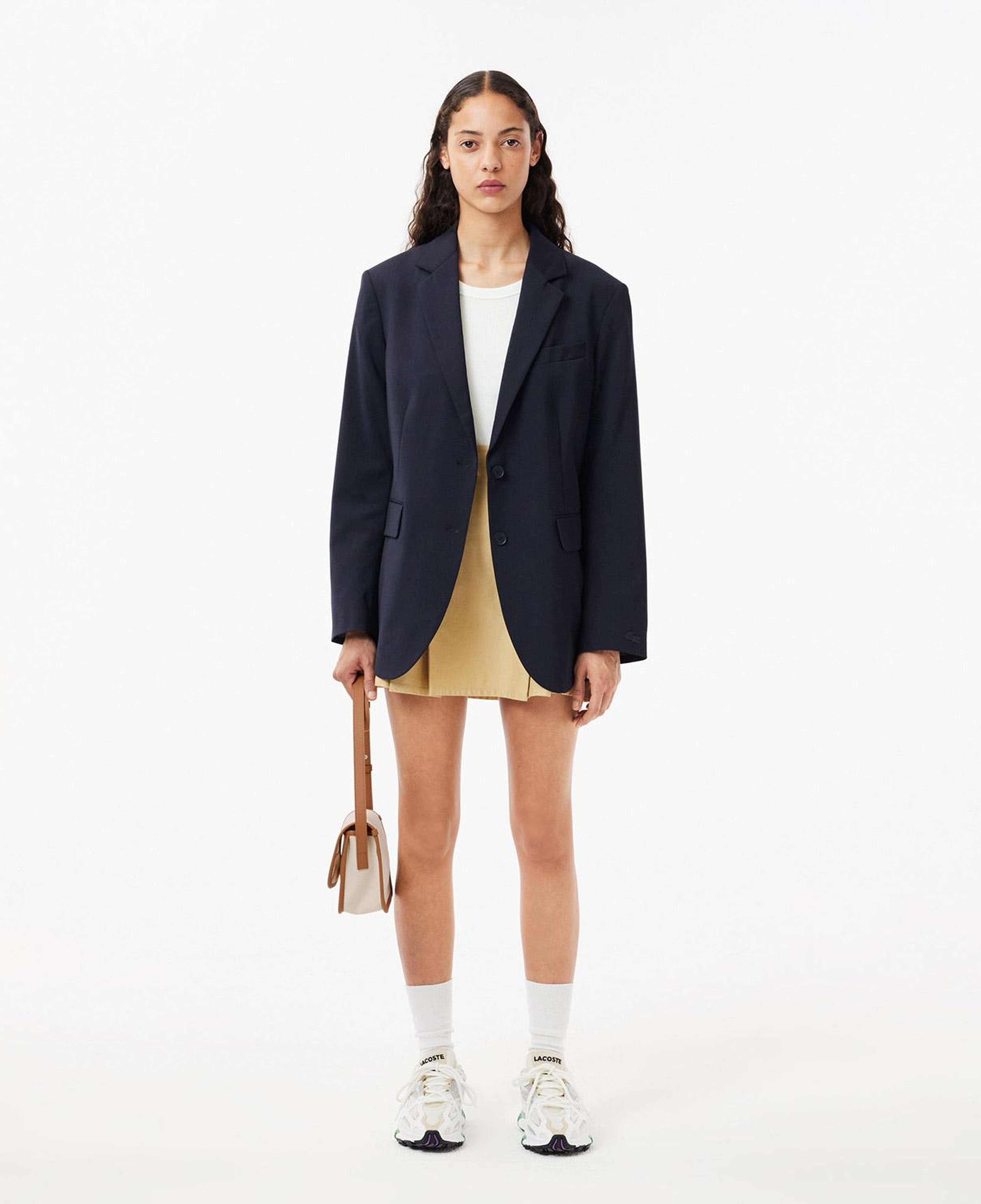 Lacoste Heritage Canvas Kadın Bej Postacı Çantası