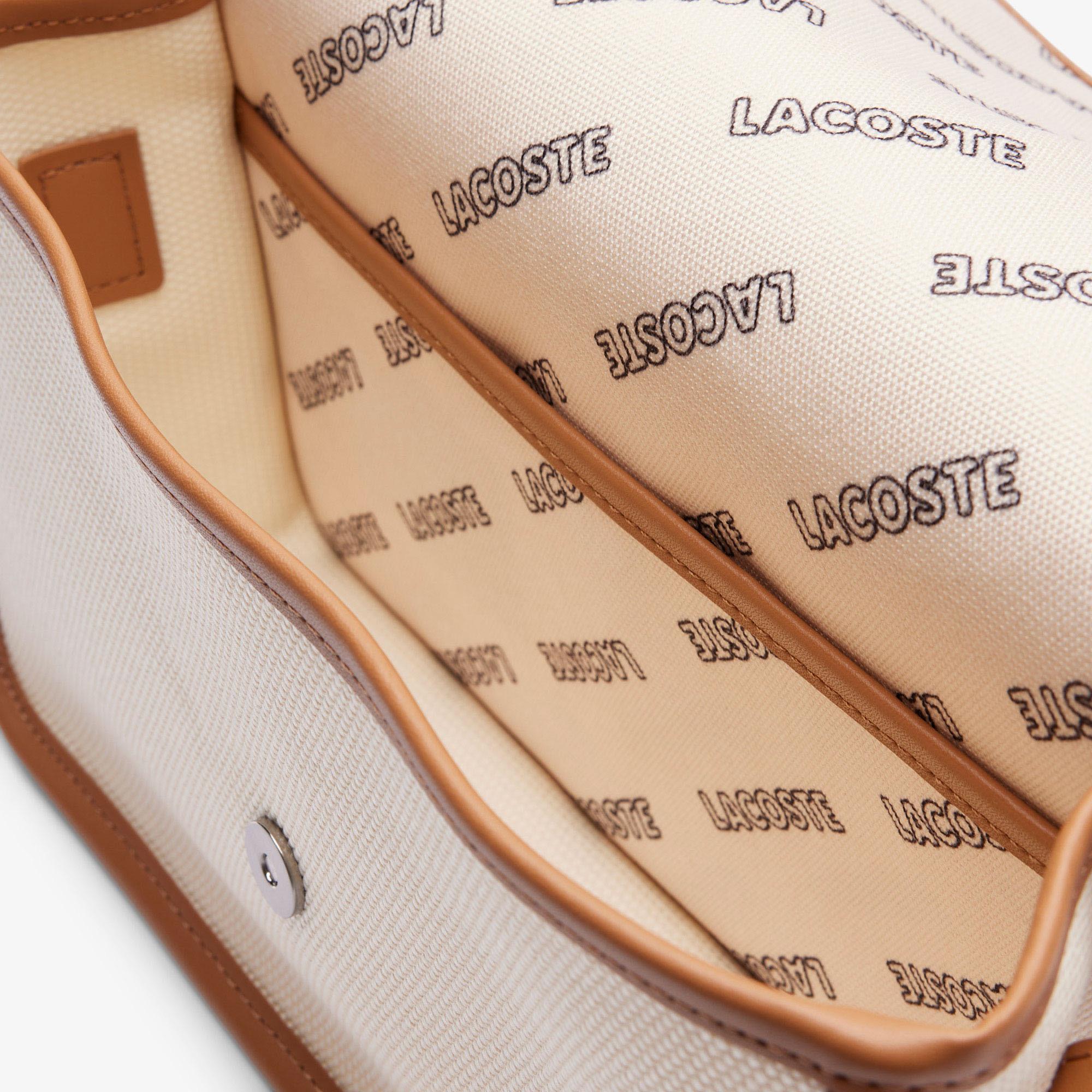 Lacoste Heritage Canvas Kadın Bej Postacı Çantası