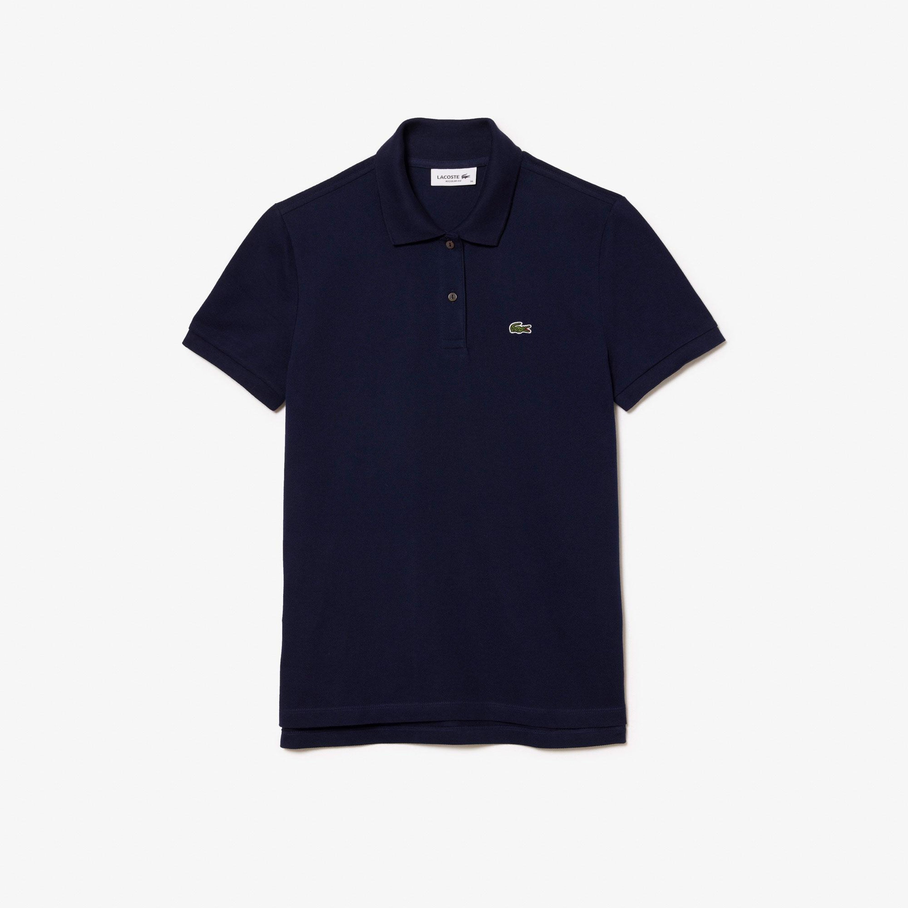 Lacoste Kadın Regular Fit Lacivert Polo