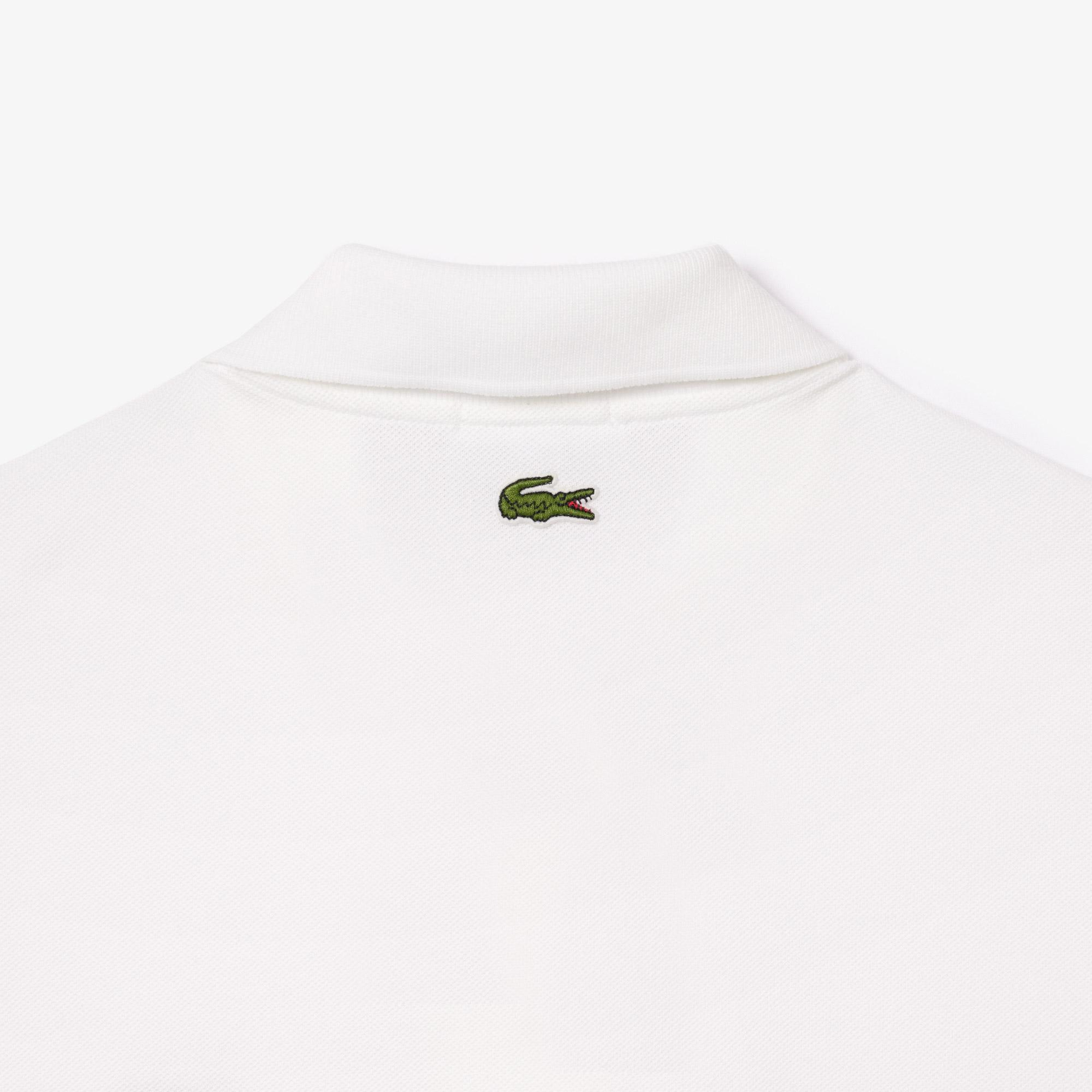 Lacoste Unisex Loose Fit Beyaz Polo