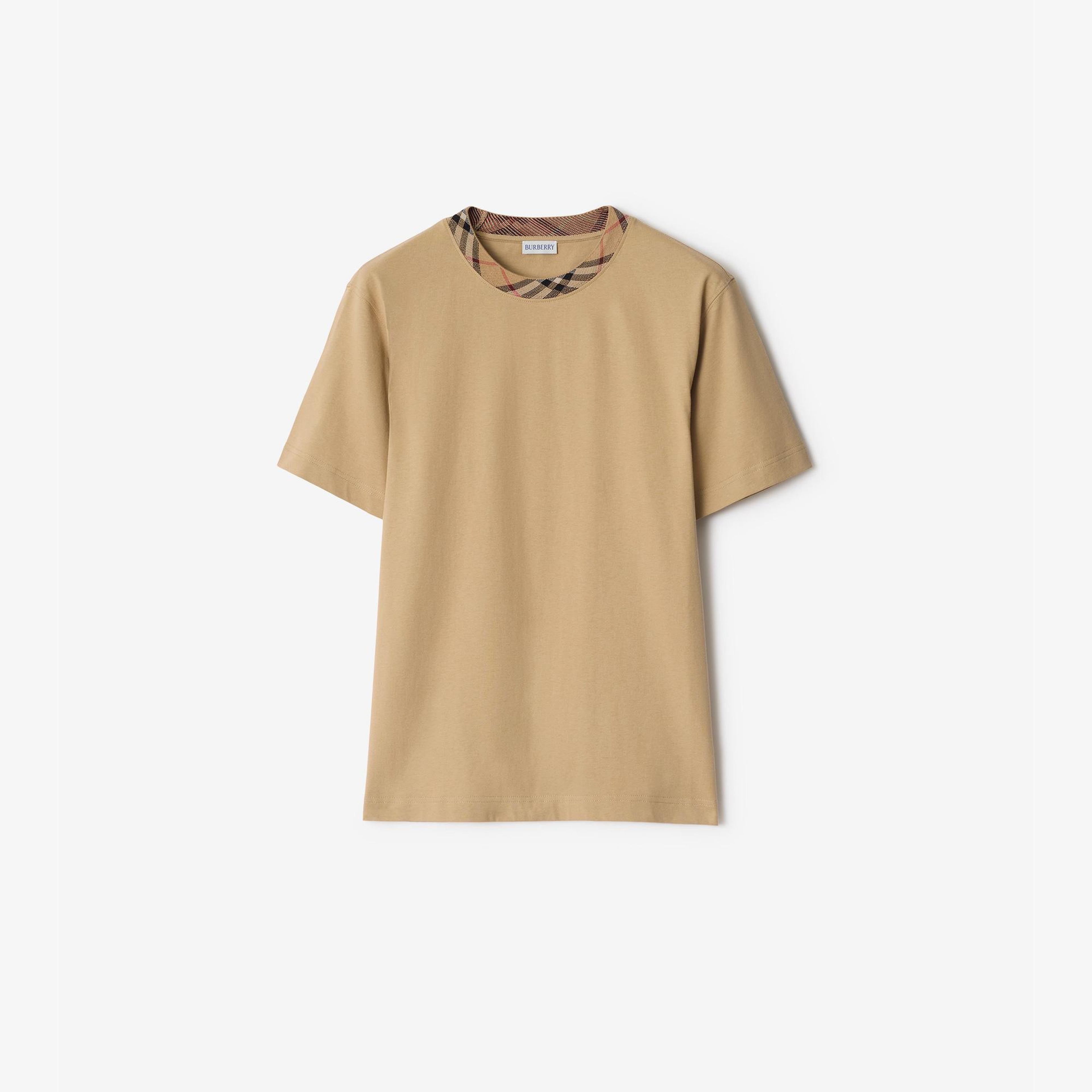 Burberry Erkek Bej T-Shirt