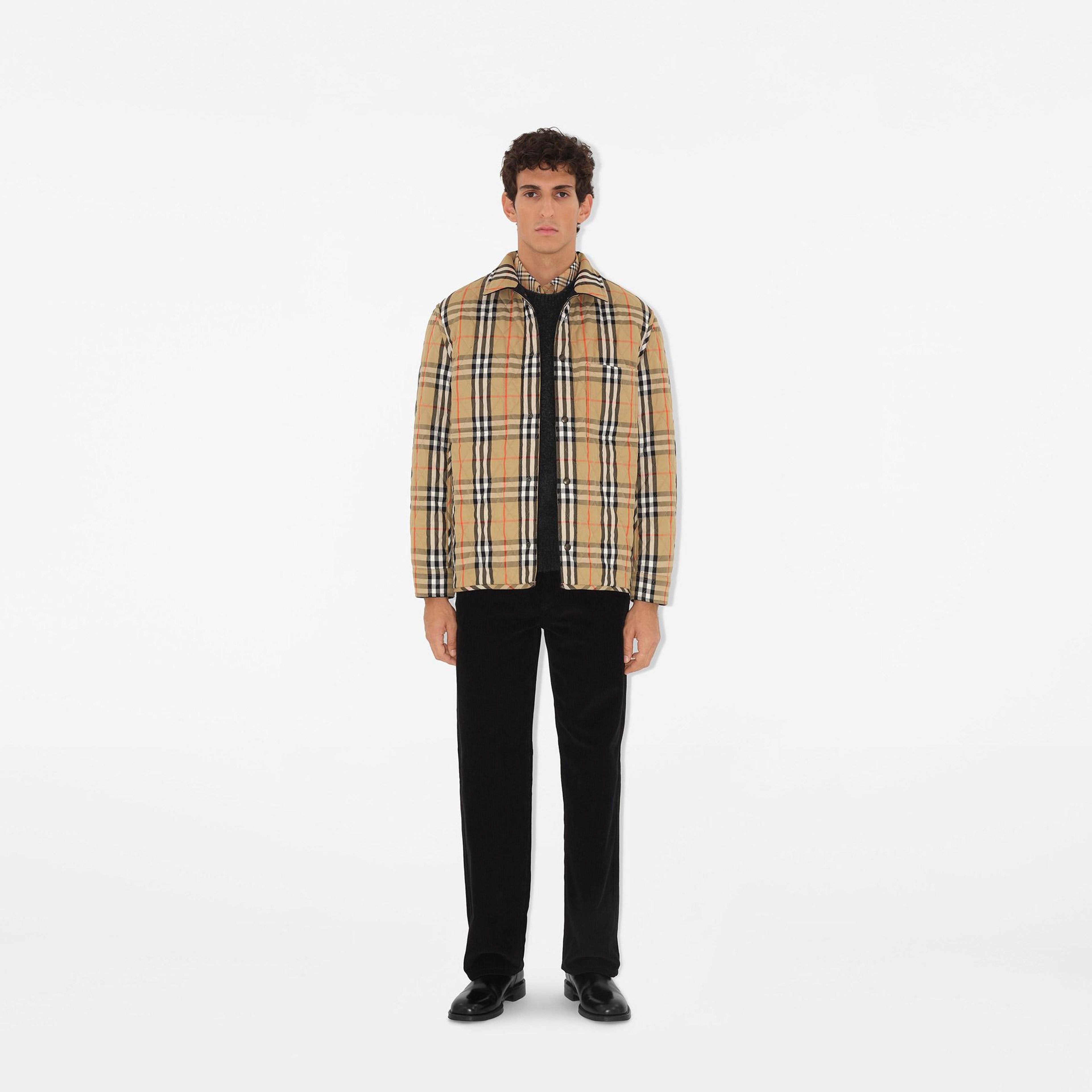 Burberry Reversible Quilted Nylon Erkek Siyah Ceket