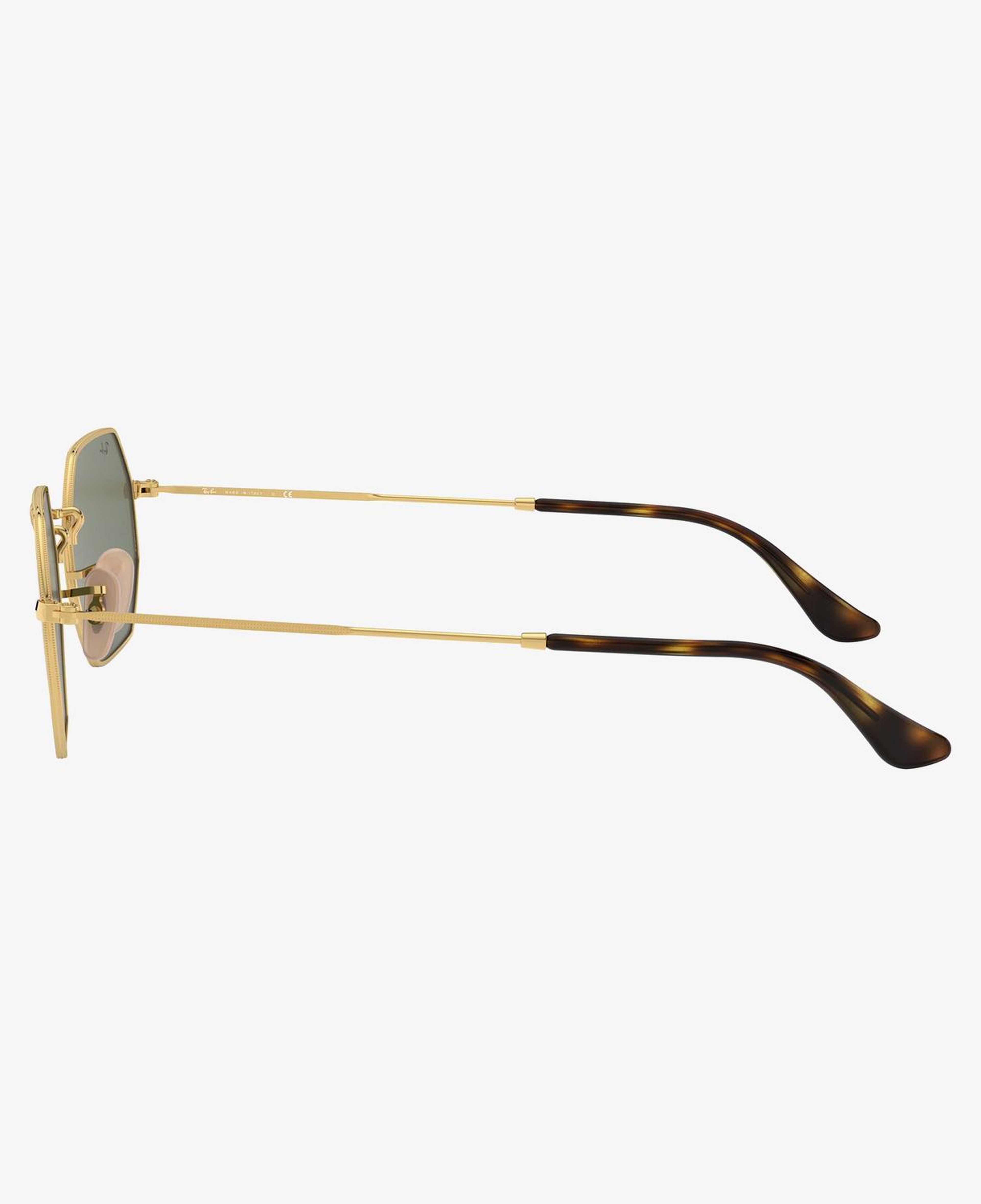 RAY-BAN 0RB3556N Octagonal Unisex Gold Güneş Gözlüğü