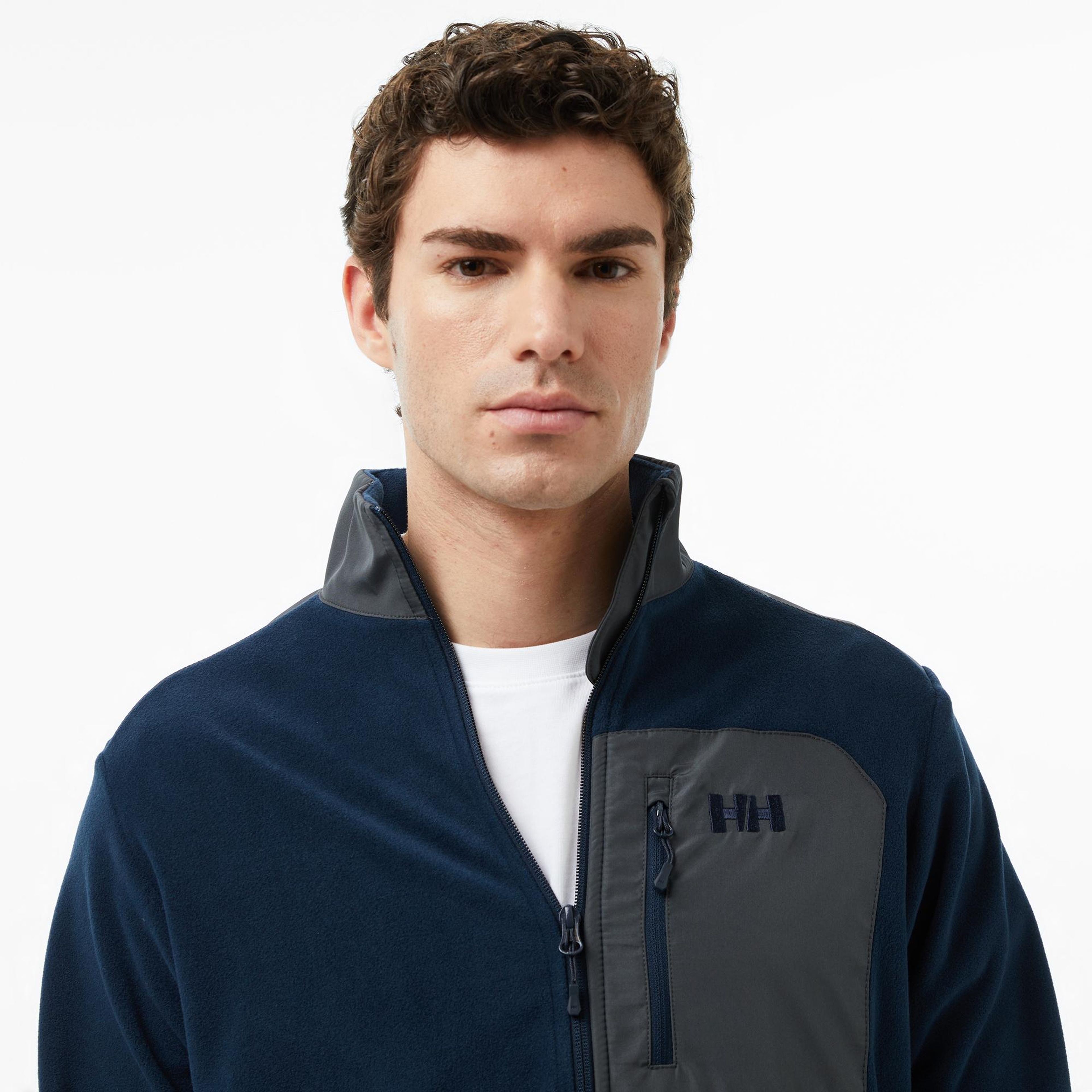 Helly Hansen Block Fullzip Polar Erkek Lacivert Ceket