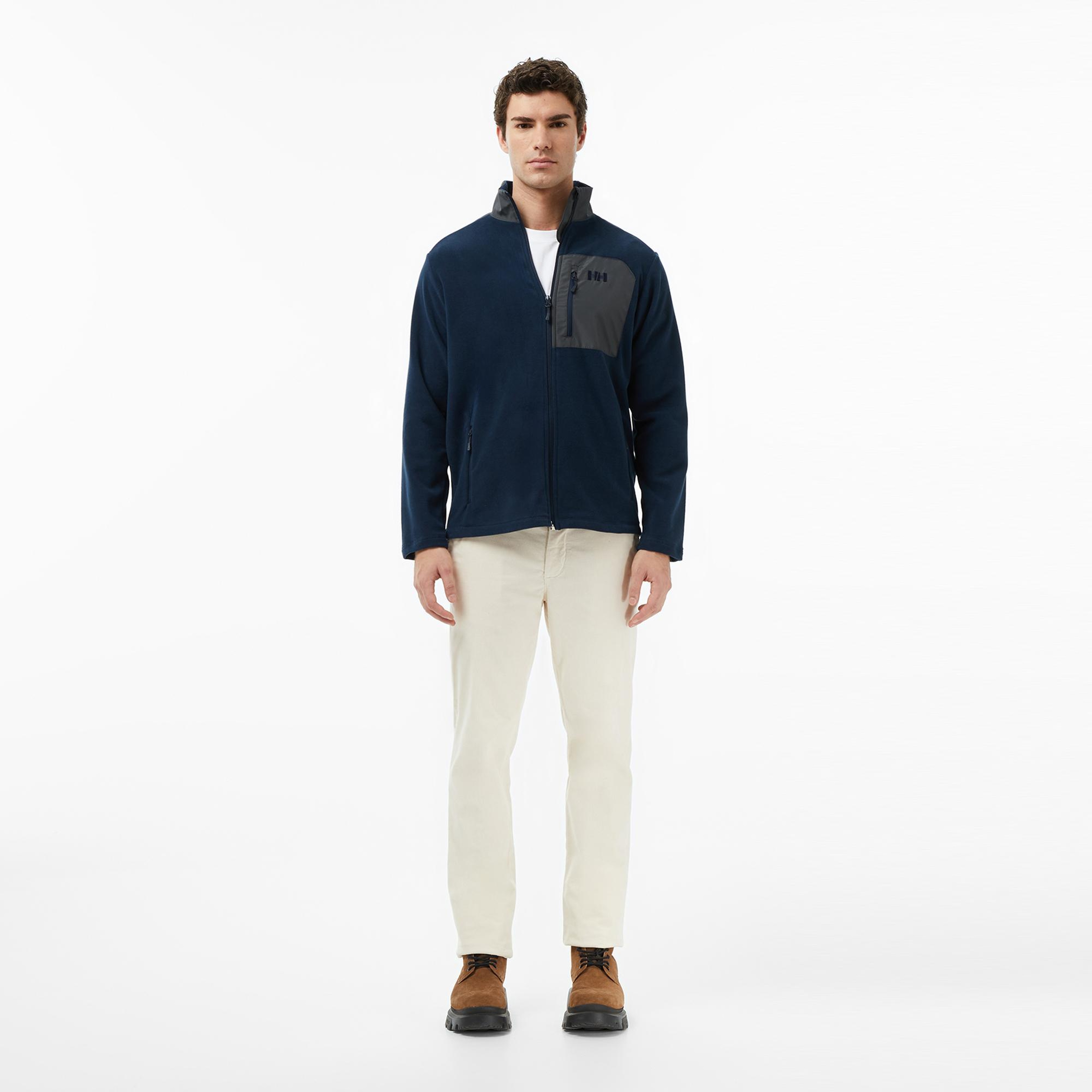 Helly Hansen Block Fullzip Polar Erkek Lacivert Ceket