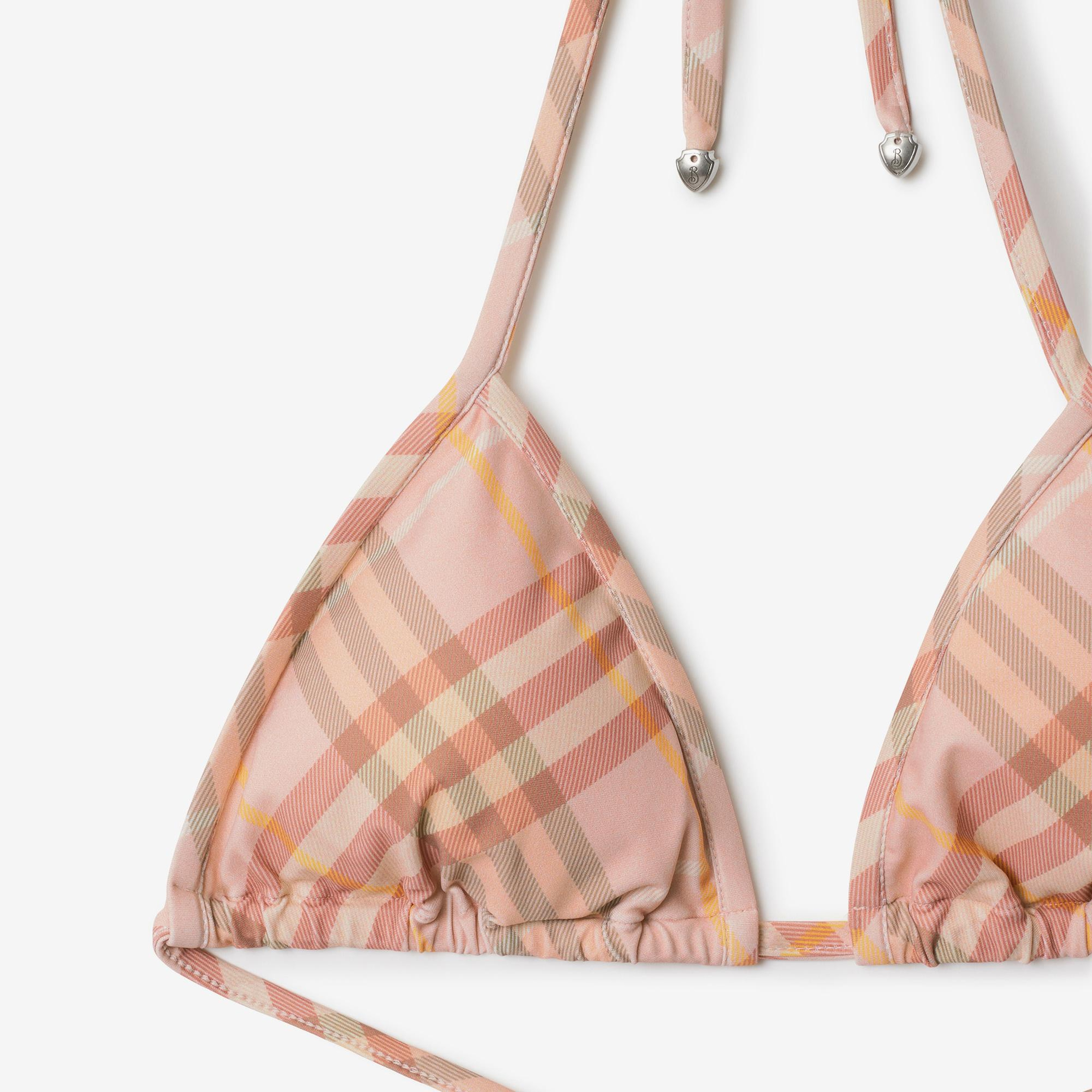 Burberry Sic Kadın Pembe Bikini Üstü