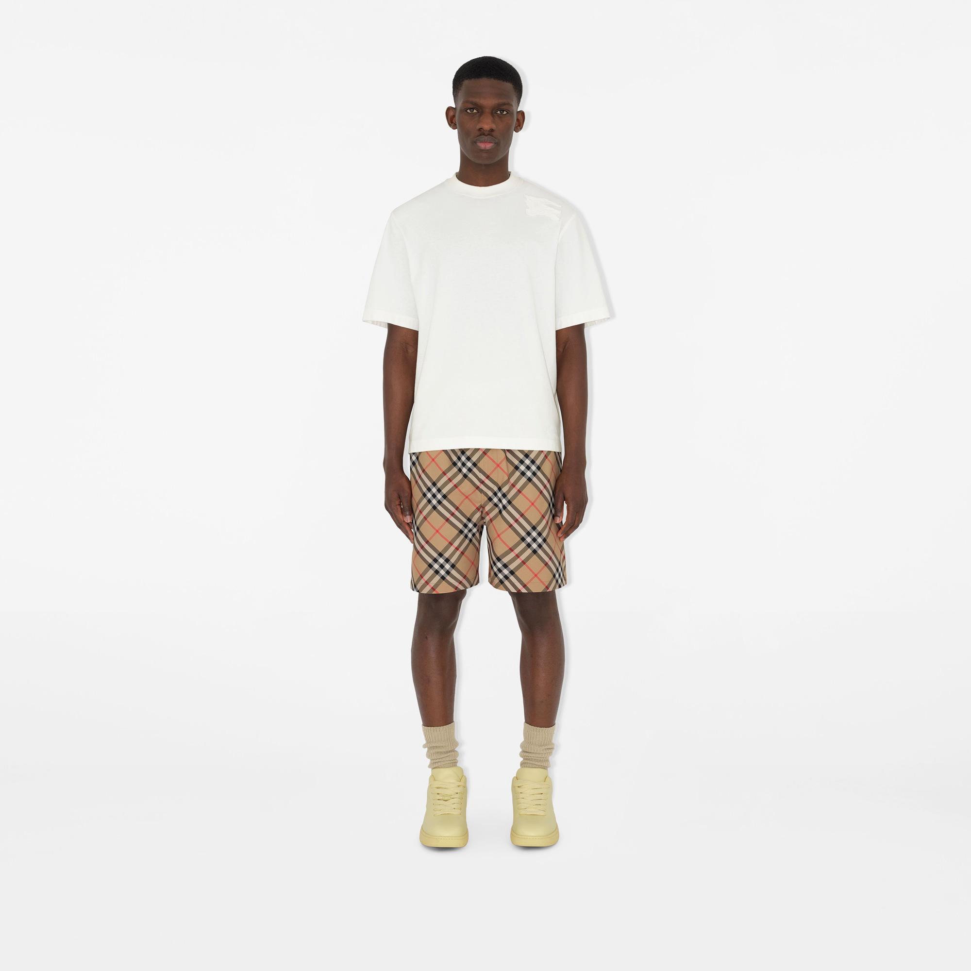 Burberry Check Erkek Bej Şort