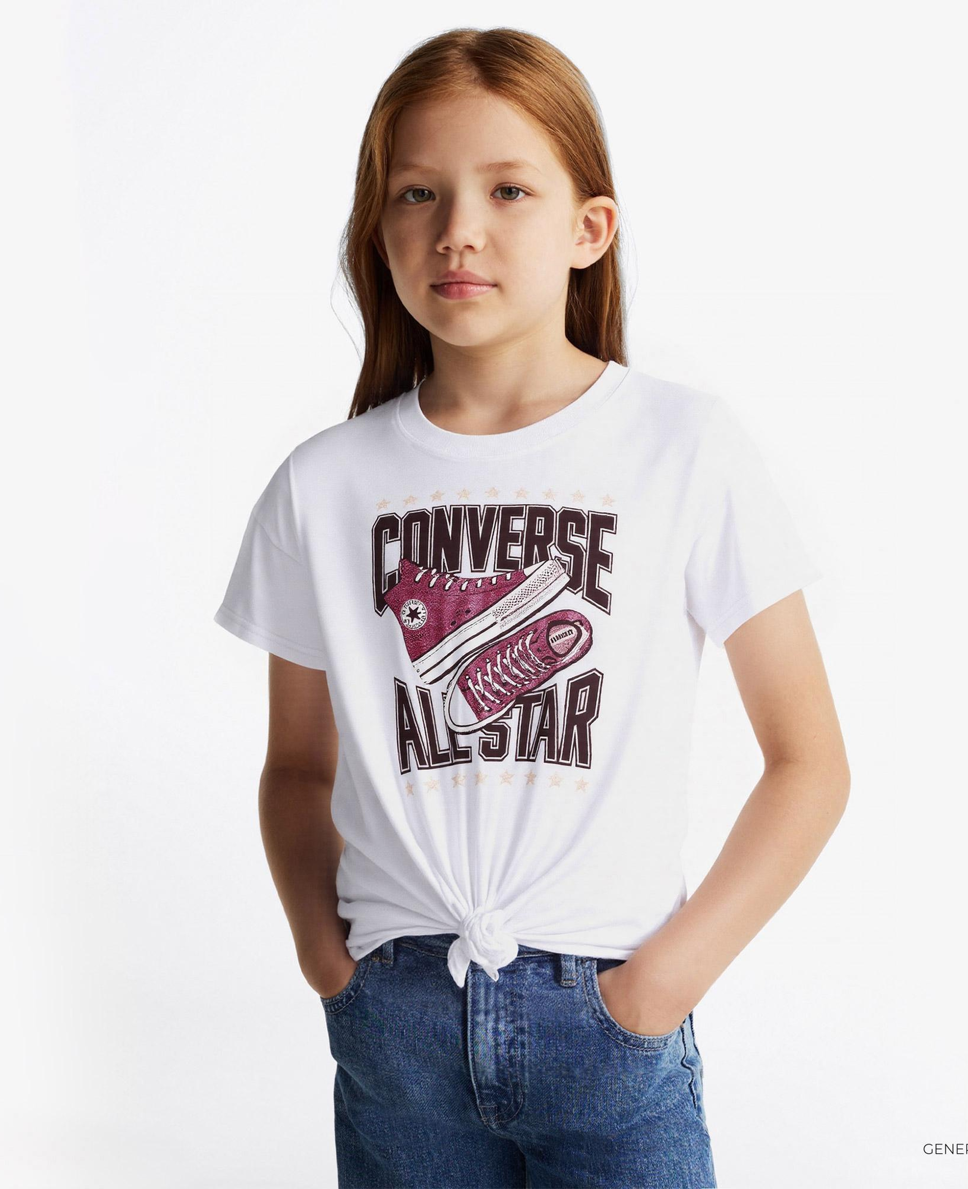 Converse Tıe Front Çocuk Beyaz T-Shirt