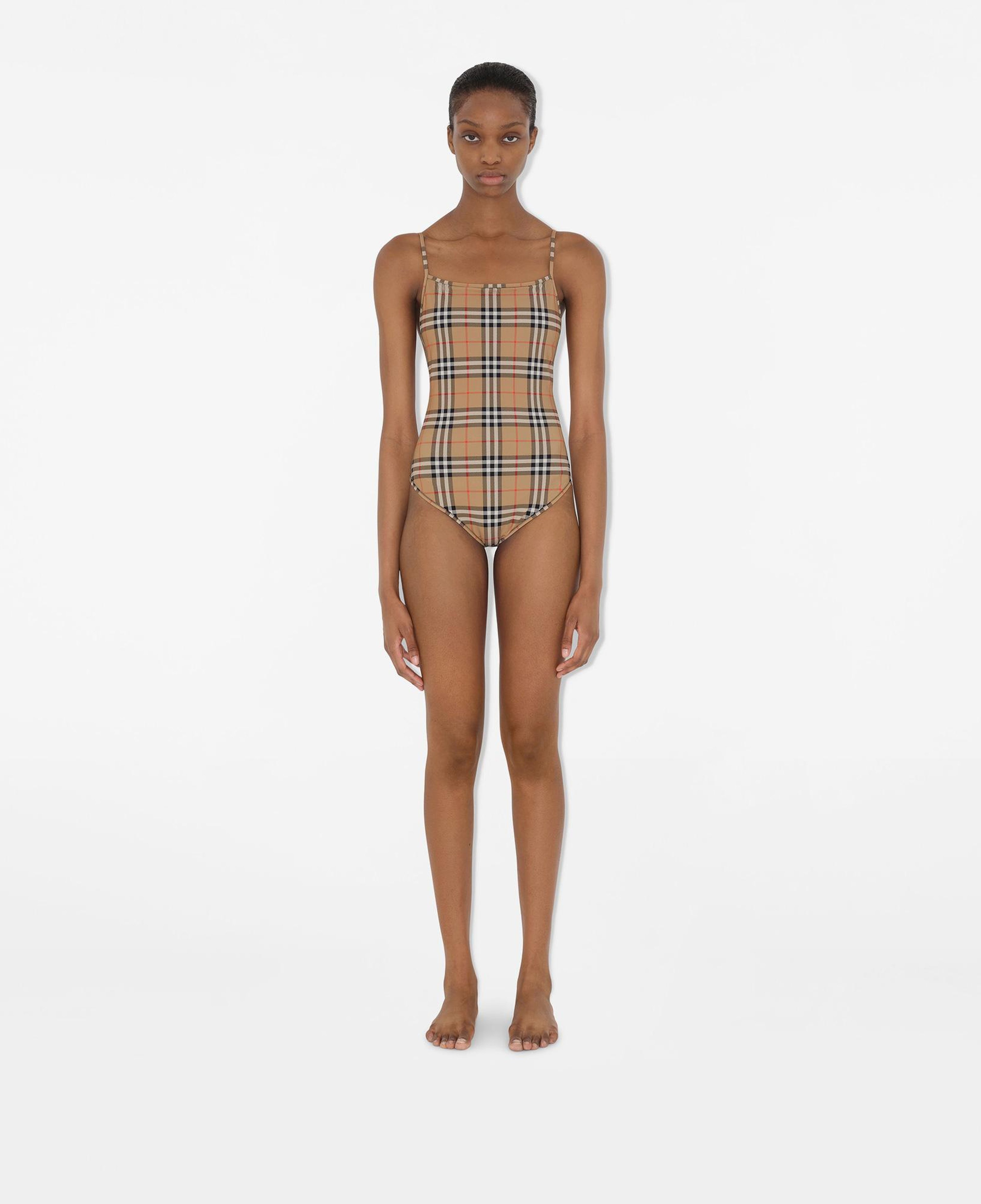 Burberry Check Kadın Bej Mayo
