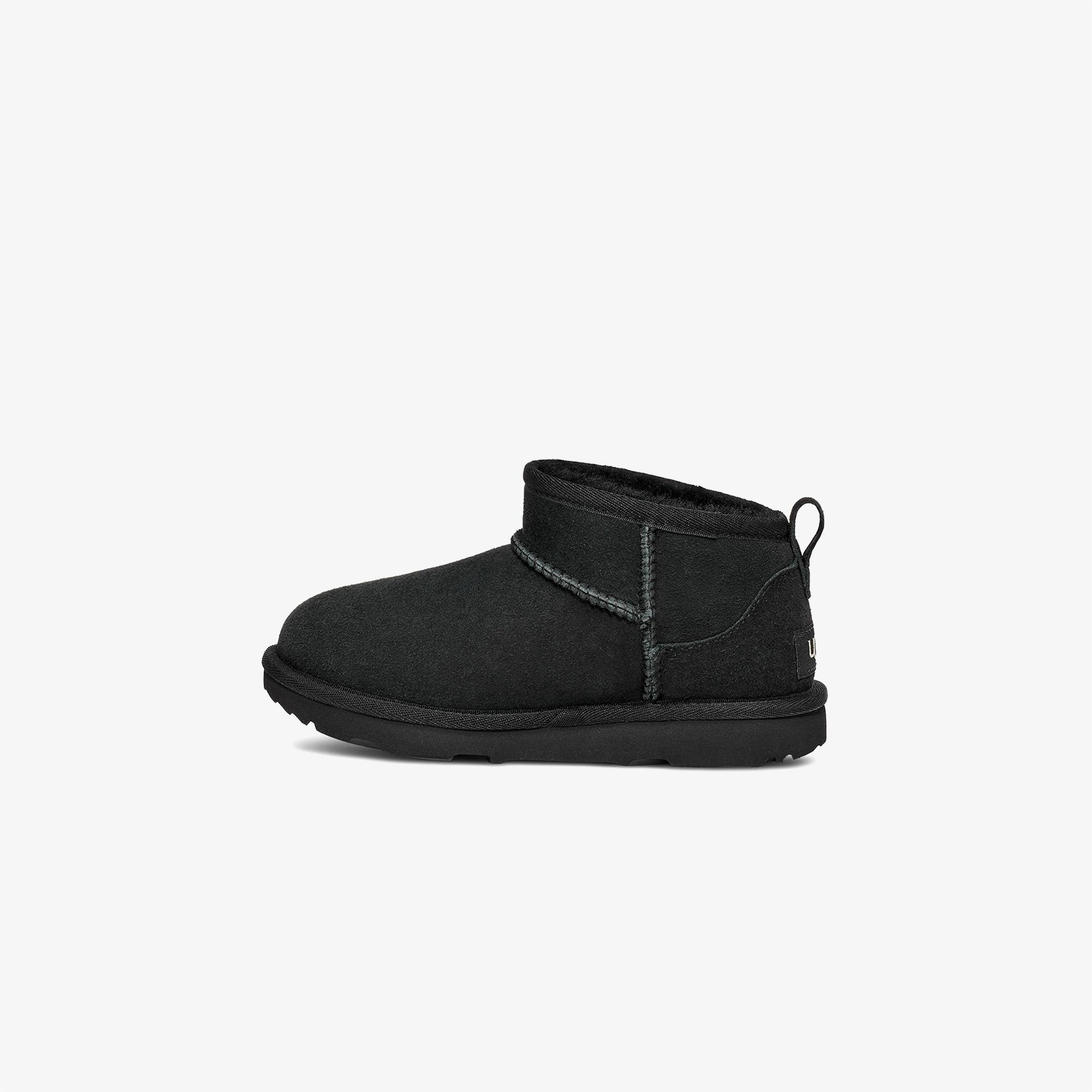 UGG Classic Ultra Mini Çocuk Siyah Bot