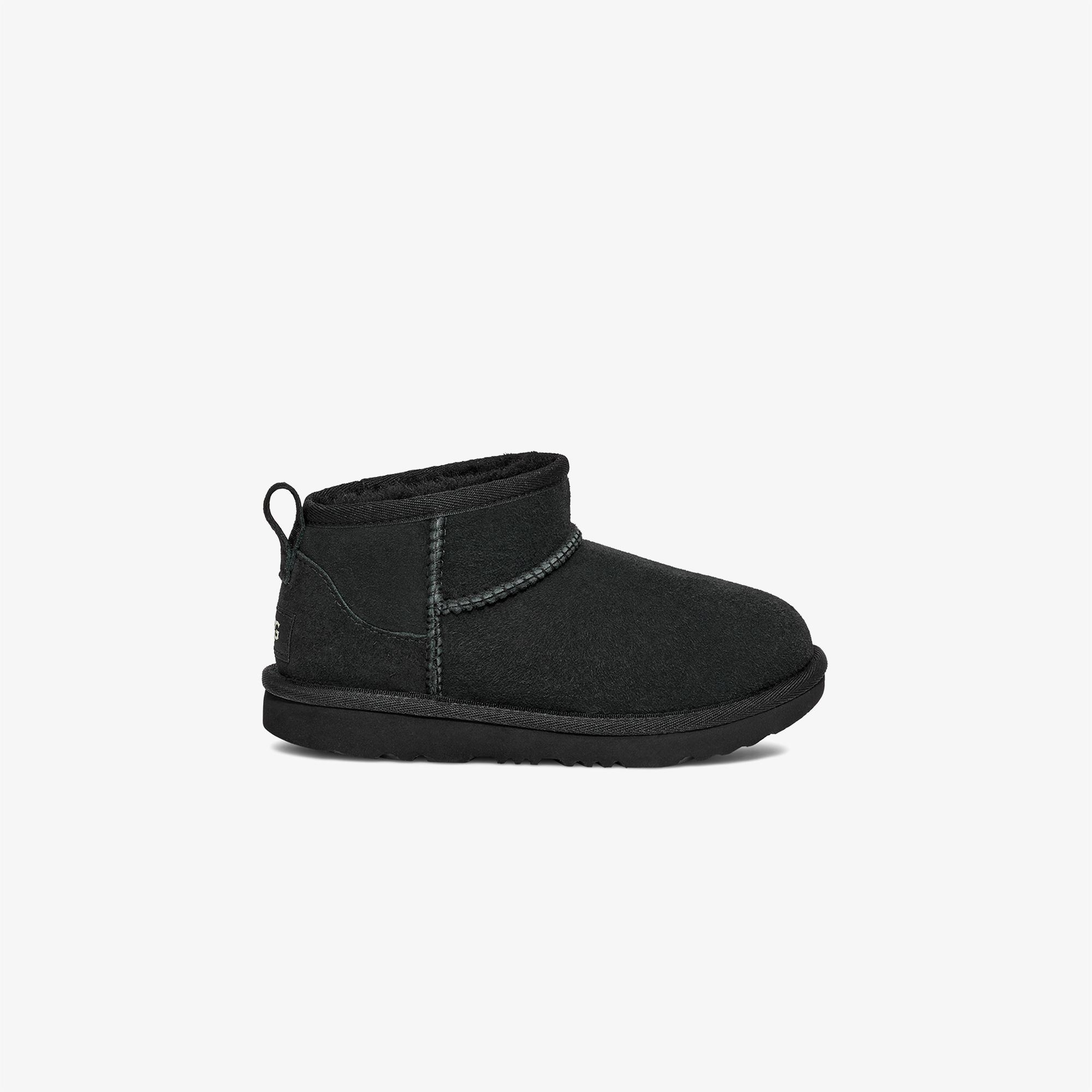 UGG Classic Ultra Mini Çocuk Siyah Bot