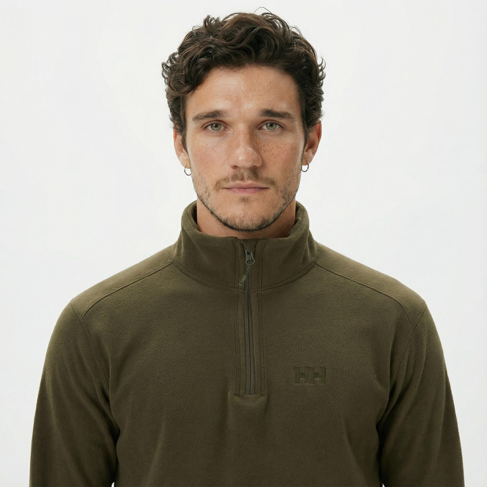 Helly Hansen Mount Polar Fleece Erkek Yeşil Sweatshirt