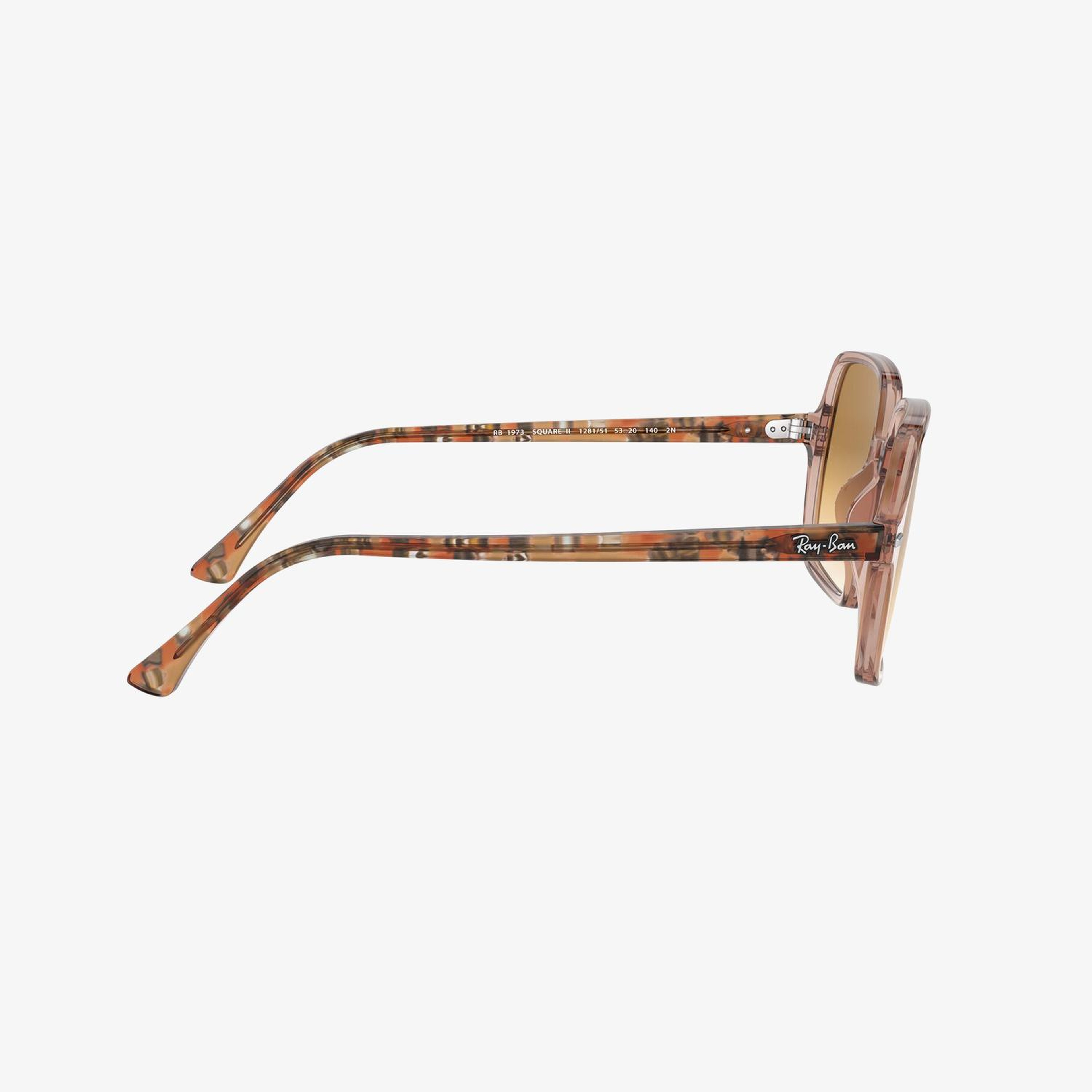 RAY-BAN 0RB1973 Square II Kadın Light Kahverengi Havana Güneş Gözlüğü