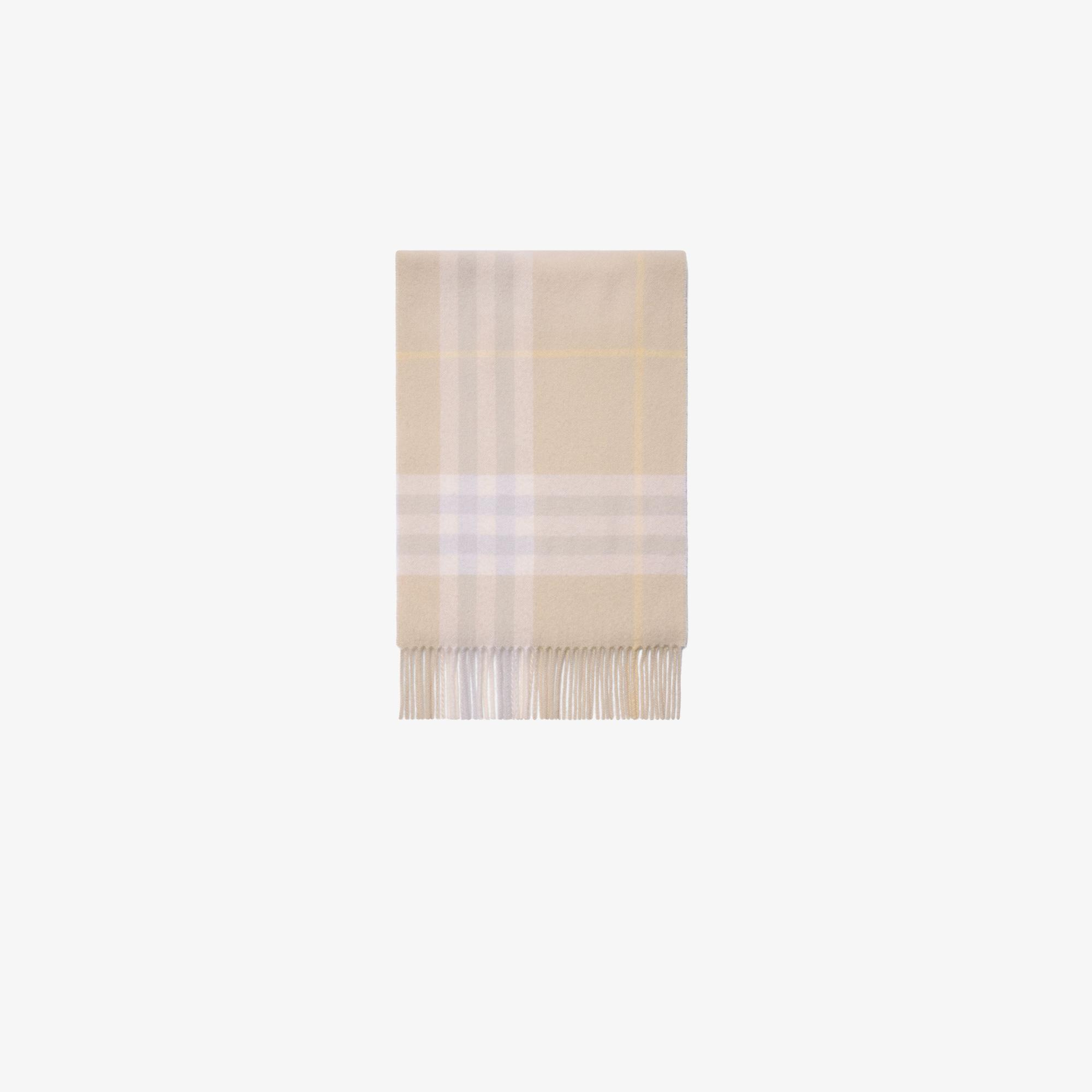 Burberry Giant Check Cashmere Kadın Gri Atkı