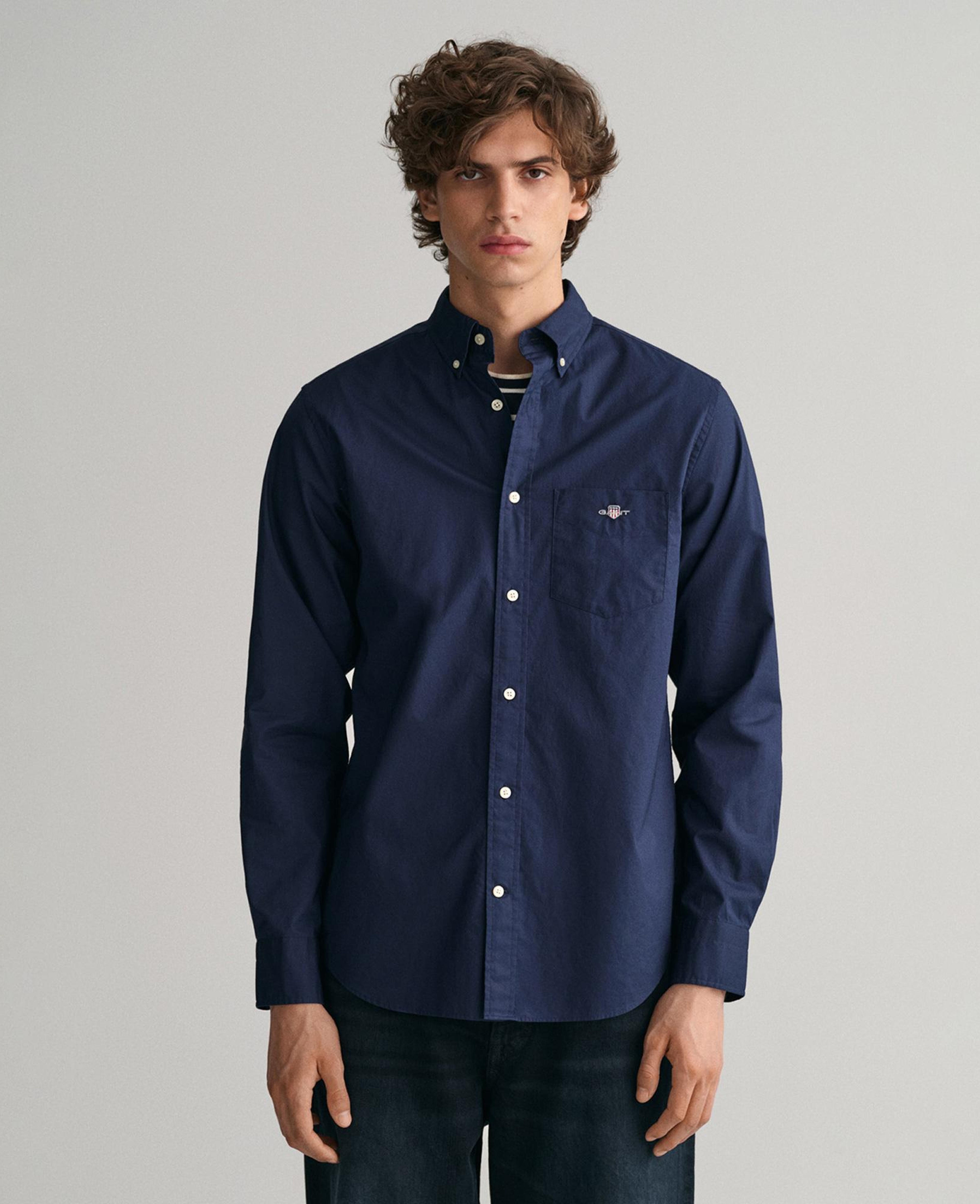 Gant Erkek Lacivert Gömlek