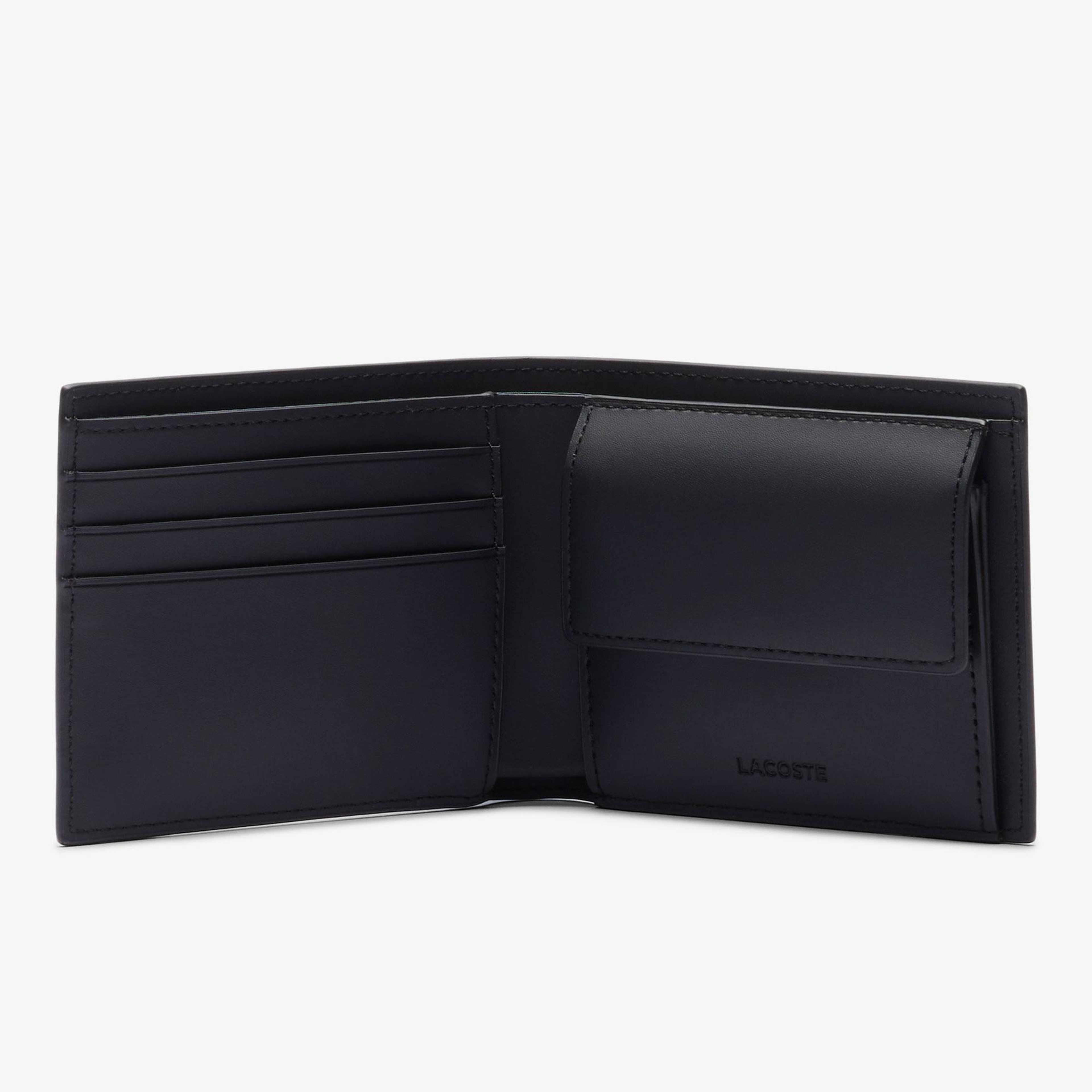 Lacoste The Blend Erkek Monogram Siyah Cüzdan