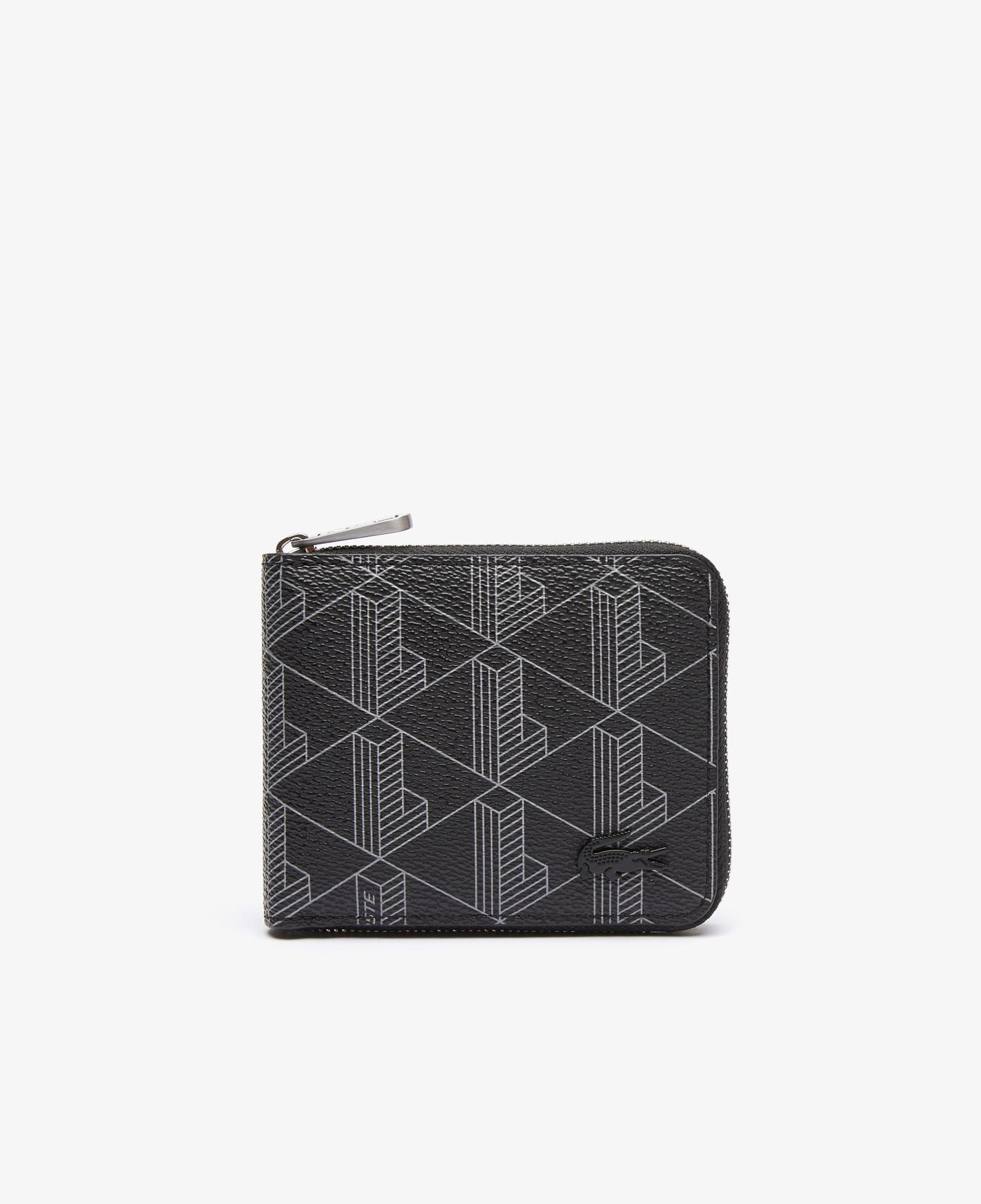 Lacoste The Blend Erkek Monogram Siyah Cüzdan