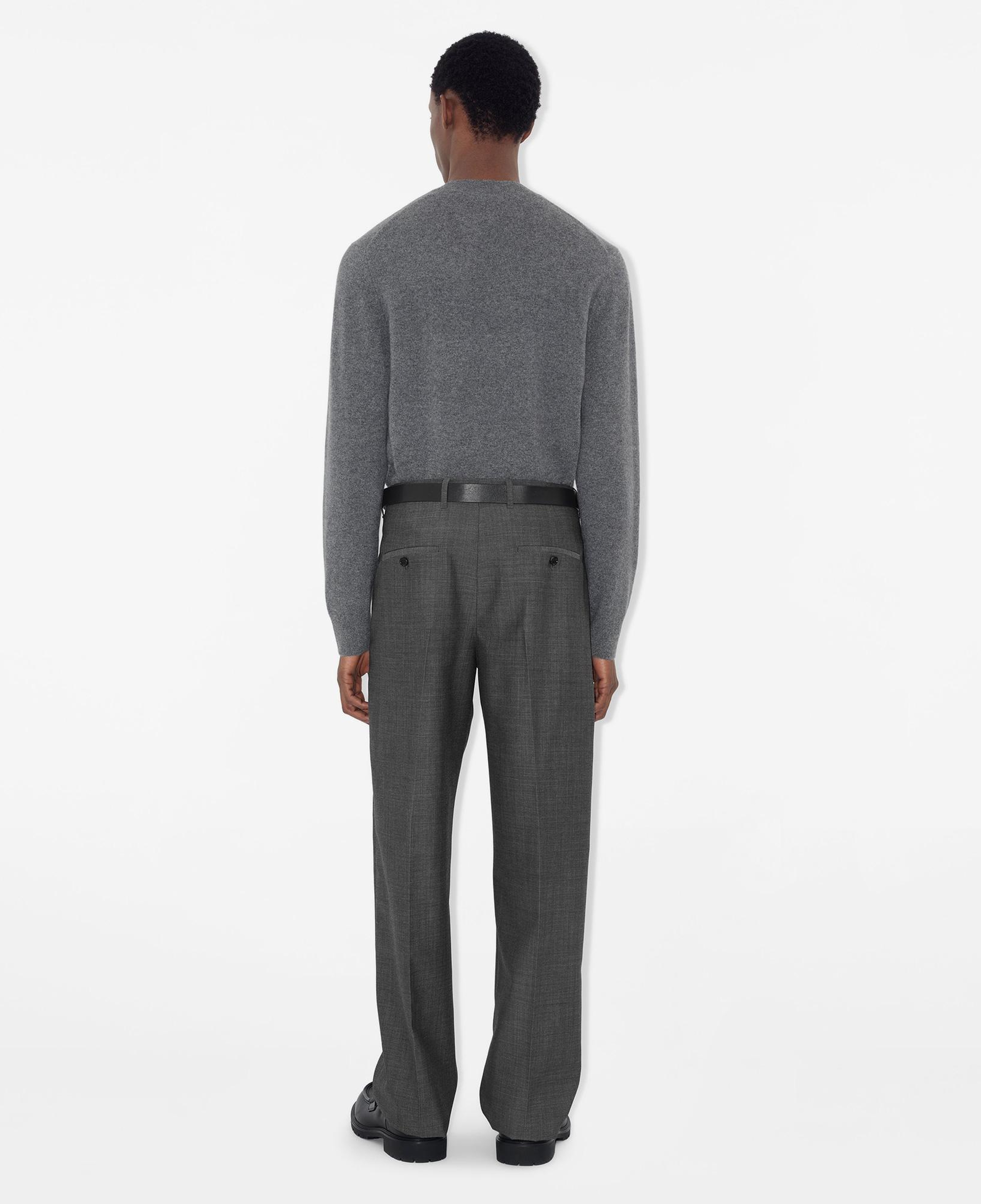 Burberry Cashmere Blend Erkek Gri Triko