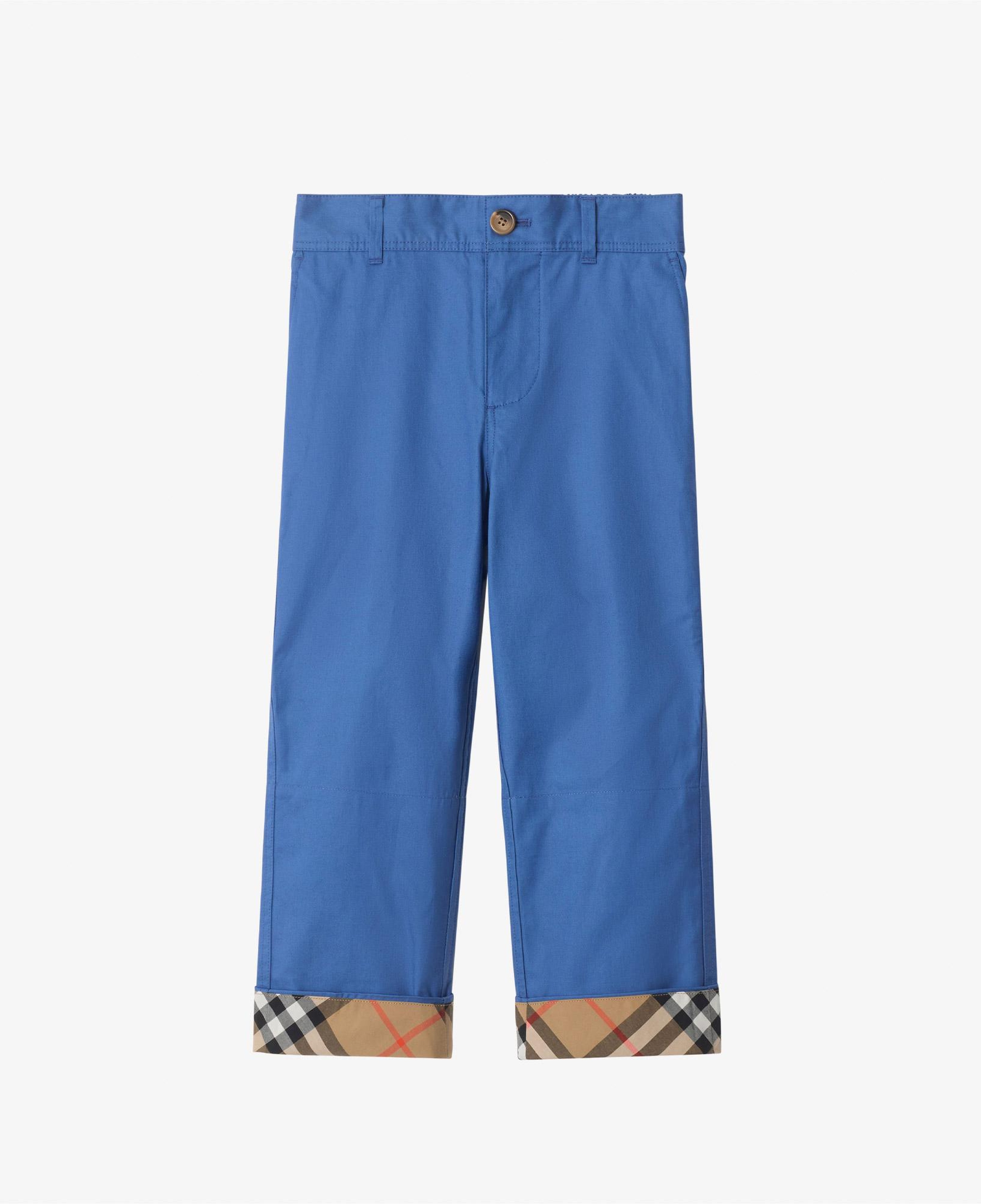 Burberry Sheldon Check Çocuk Mavi Pantolon